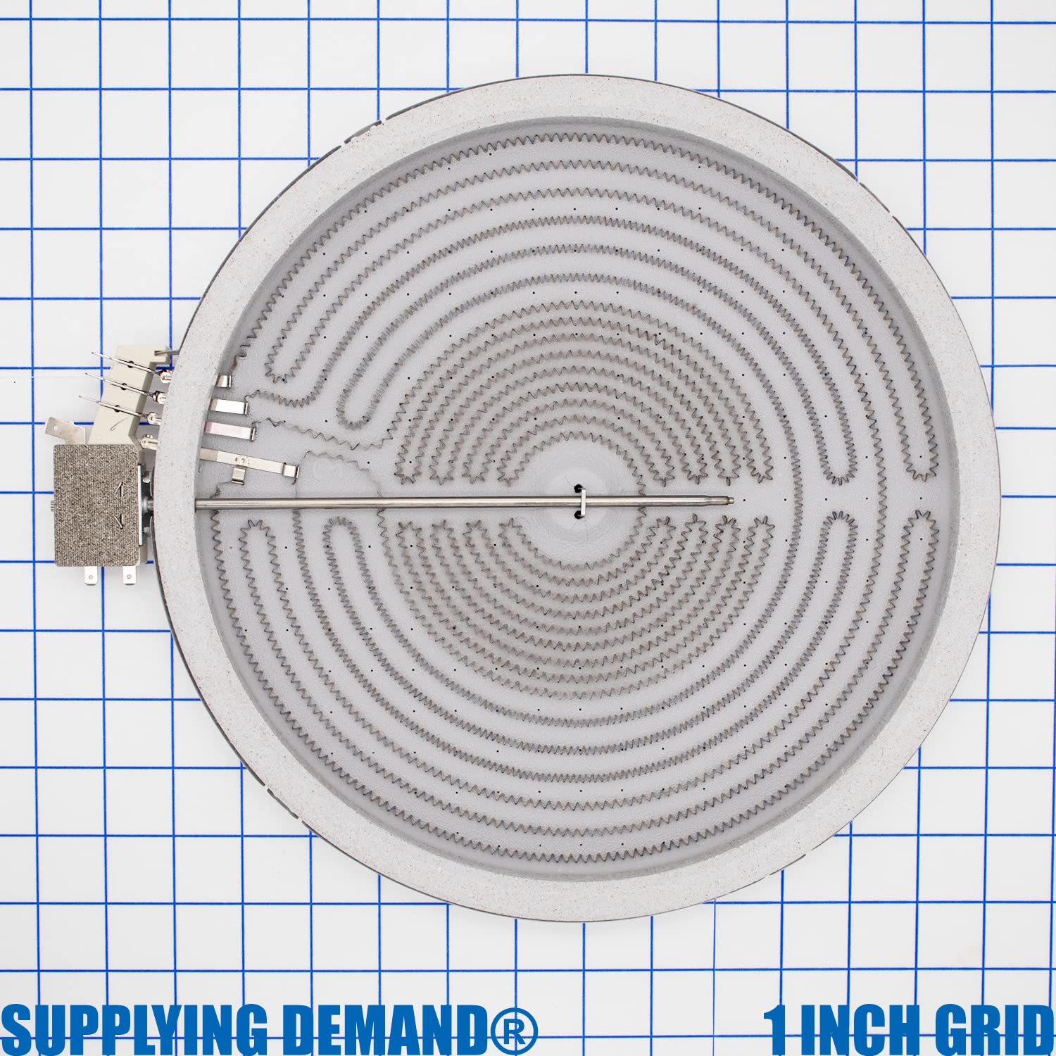 Electric Range Cooktop Triple Radiant Surface Element Replacement - Compatible with W10259005 & W10204682 - Perfect for Kitchen Stove Repair & DIY Appliance Maintenance