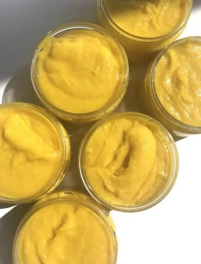 Turmeric Brightening Body Scrub - Natural Exfoliating Face & Body Scrub for Even Skin Tone | Gentle Dry Skin Care with Turmeric Extract | Perfect for Spa Day & At-Home Skincare Routine