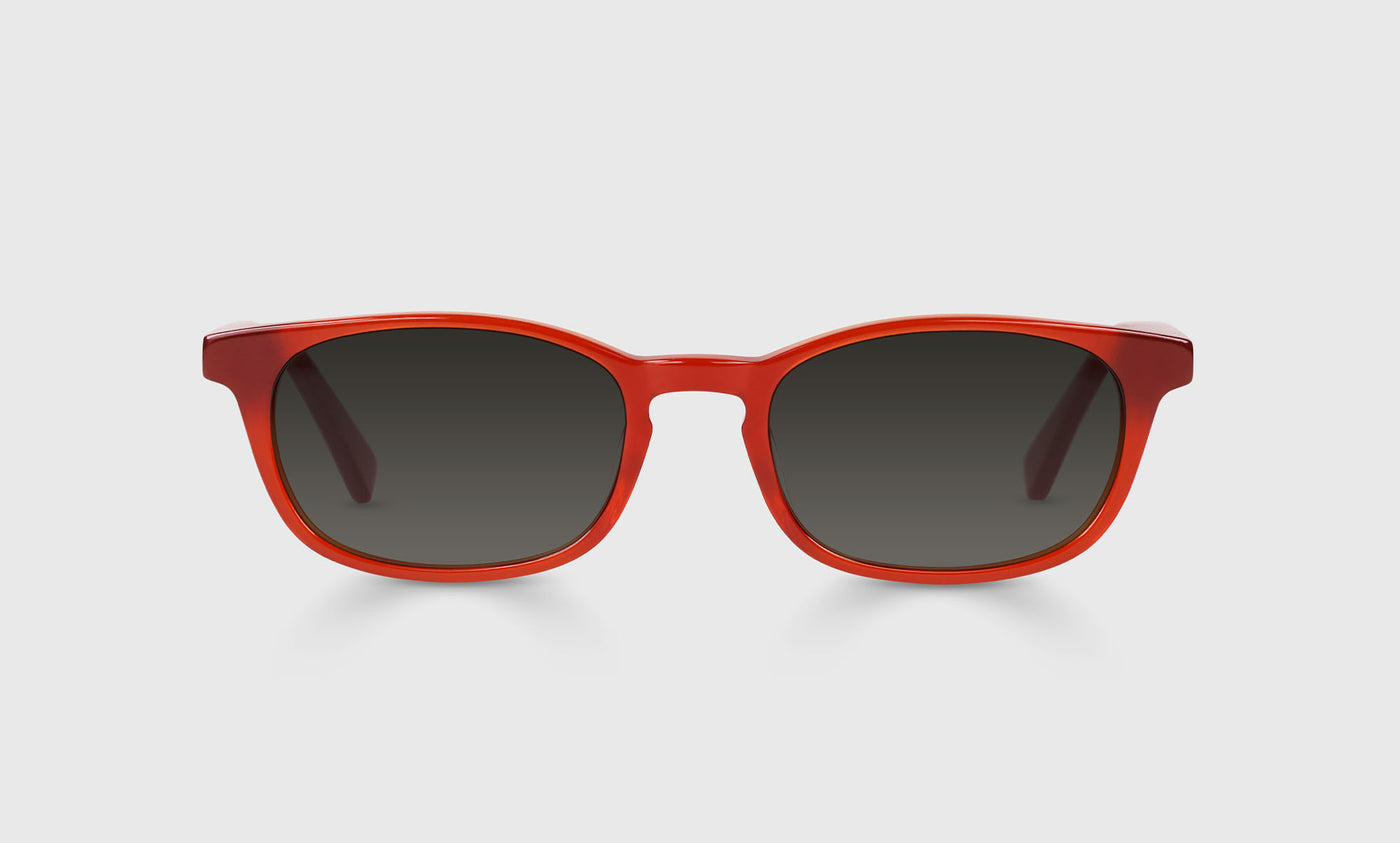 On Board Color 12 Rust Orange Front and Temples - Stylish Eyeglass Frames for Men & Women - Perfect for Reading, Driving, and Everyday Use