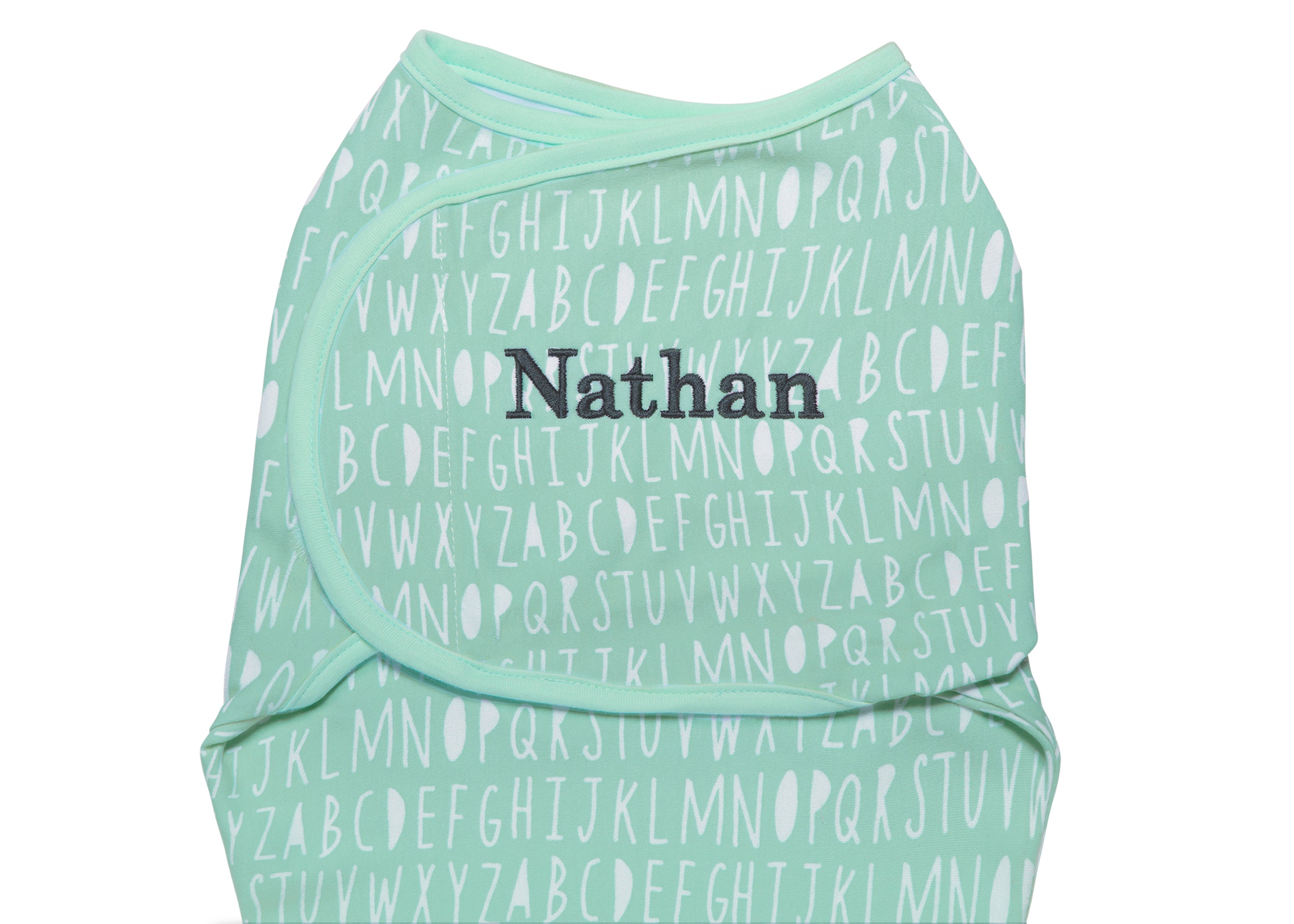 Personalized Little Lambs Adjustable Swaddle Wrap - 100% Cotton Baby Blanket for Newborns 0-3 Months (7-14 lbs) | Soft & Breathable for Comfortable Sleep, Perfect for Nursery, Travel & Photo Shoots
