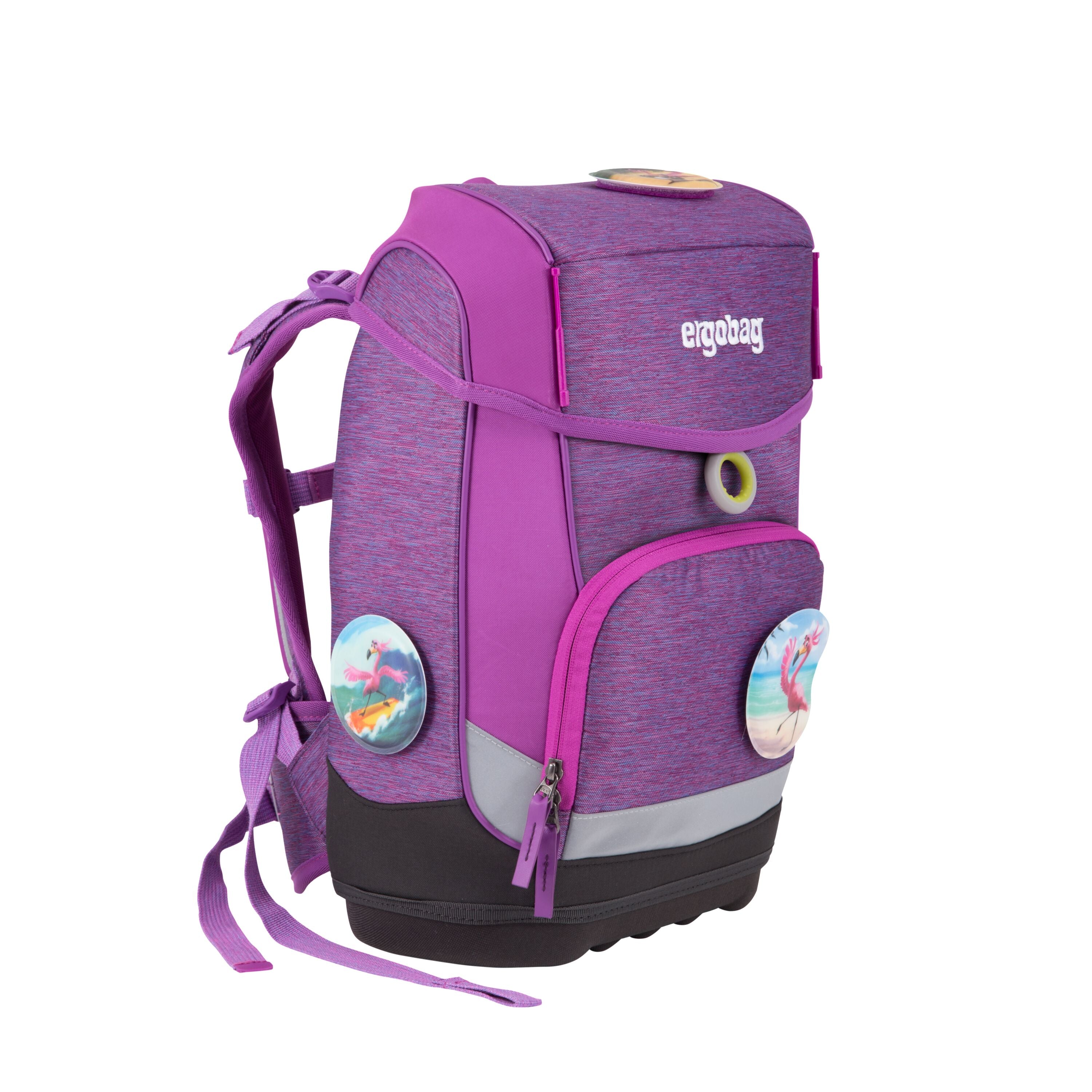 Ergobag Cubo Slim Island HoppBear - Lightweight Baby Carrier for Hands-Free Parenting, Perfect for Hiking, Travel & Daily Use with Newborns to Toddlers