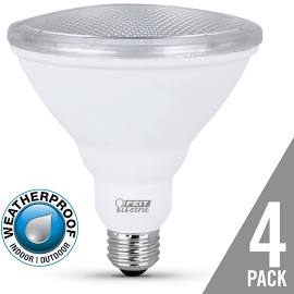 Feit Electric PAR38 LED Bulb 10.5W 930 Lumens 3000K Warm White Dimmable Flood Light - Perfect for Indoor/Outdoor Spotlights, Track Lighting & Recessed Fixtures