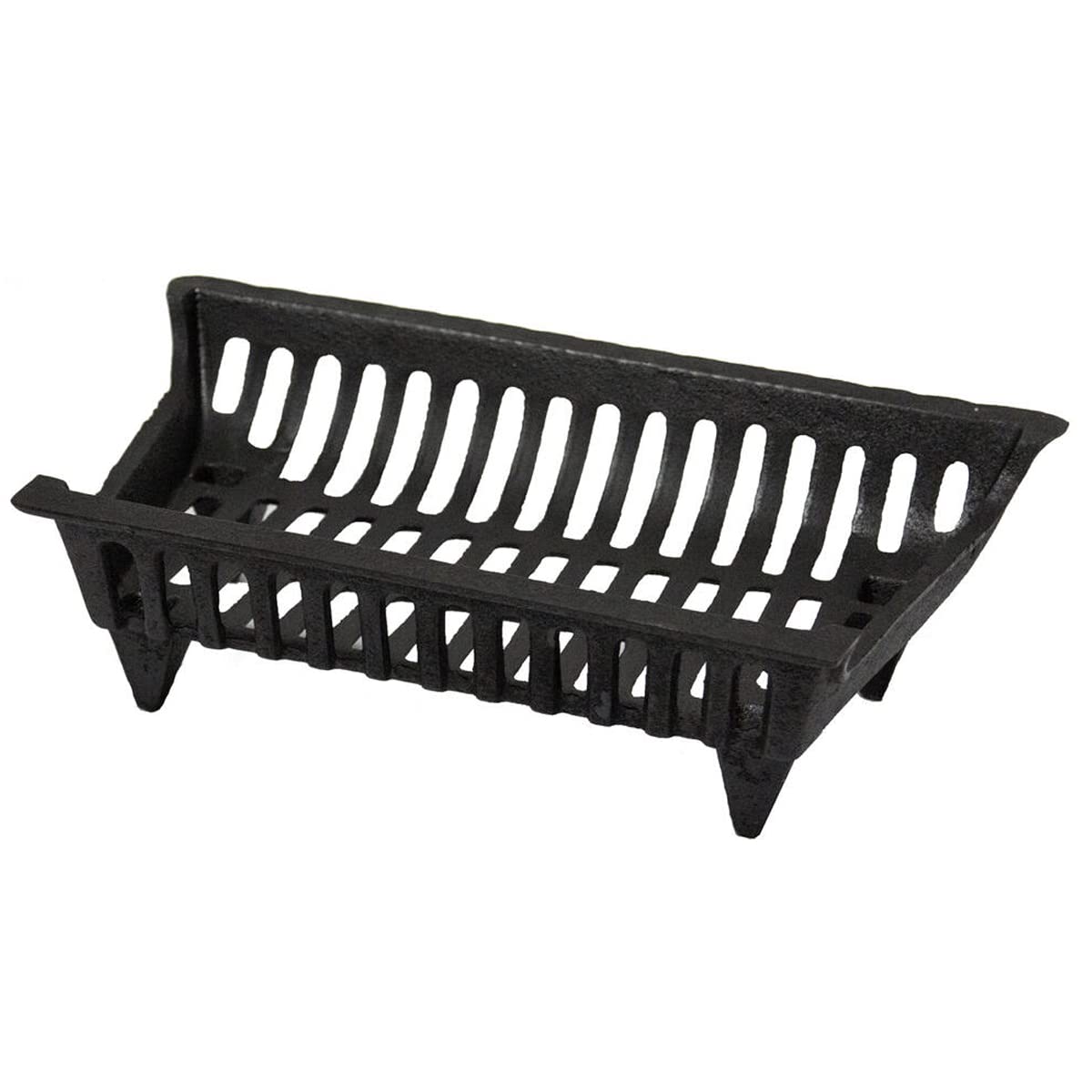 Heavy Duty 24 Inch UTY Cast Iron Fireplace Grate - Durable Fireplace Accessory for Wood Burning Stoves & Fire Pits - Perfect for Indoor & Outdoor Use