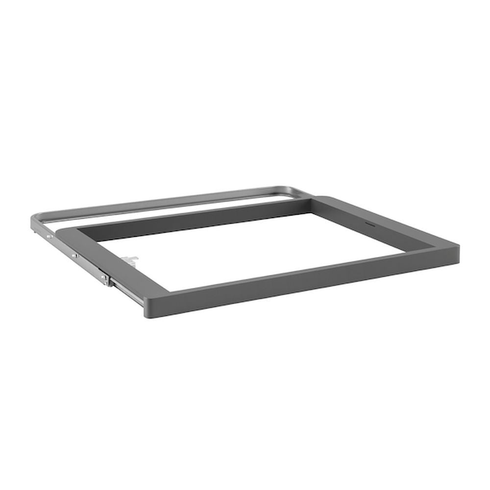 Elfa Decor 60-Inch Gliding Drawer Frame in Grey - Smooth & Quiet Operation for Bedroom, Kitchen, or Office Storage Solutions