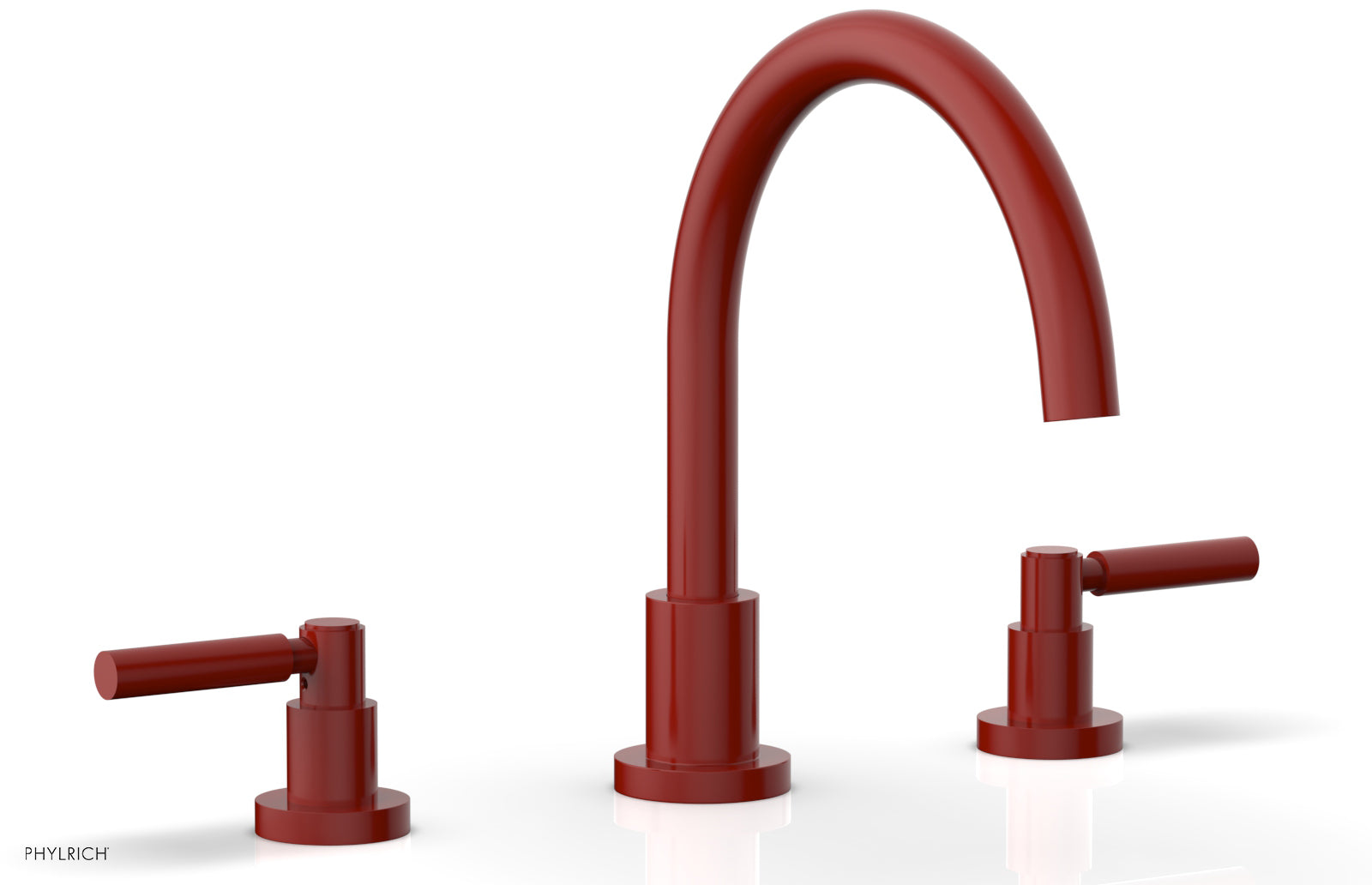 Premium Deck Tub Faucet Set with Lever Handles - D1130C Model - Perfect for Outdoor Showers, Pool Decks & Patio Installations