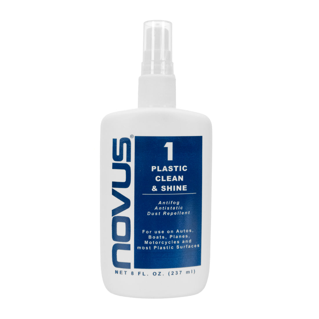 Novus Plastic Polish #1 - Clean & Restore Shine for Acrylic, Plexiglass & Plastic Surfaces | Perfect for Cars, Motorcycles & Household Items