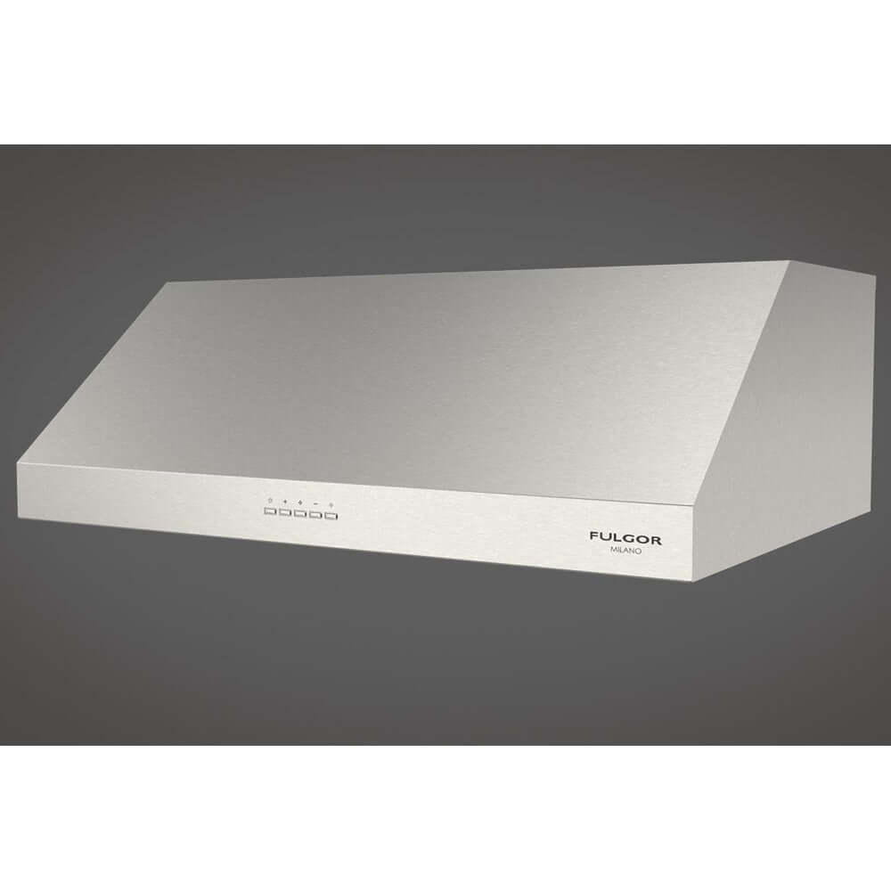 Fulgor Milano 30 Inch 450 CFM Stainless Steel Under Cabinet Range Hood - F4UC30S1 | Powerful Kitchen Ventilation for Smoke & Odor Removal | Perfect for Modern Home Cooking