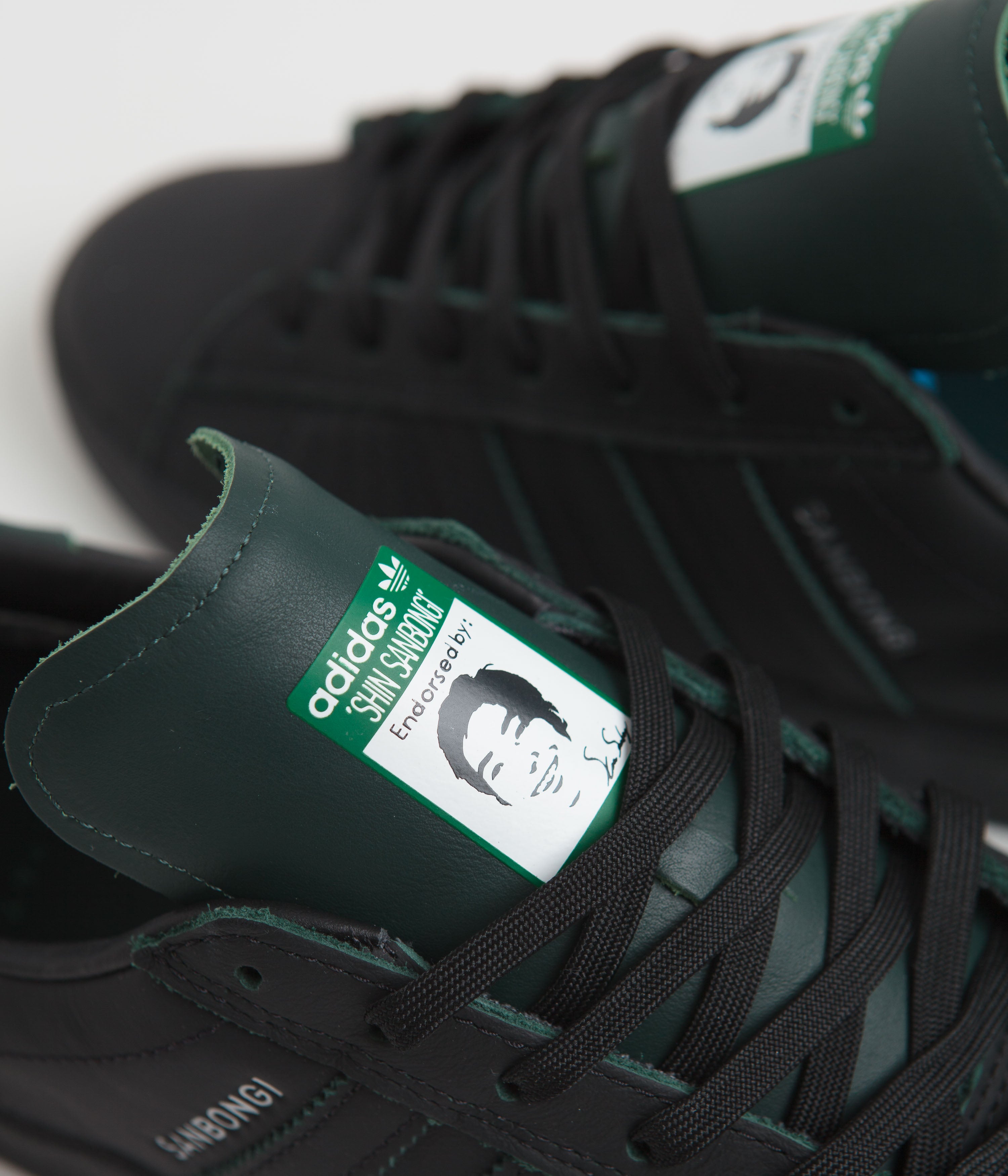 Adidas x Shin Sanbongi Campus Adv Sneakers - Core Black, Collegiate Green - Stylish Streetwear Shoes for Casual Wear & Urban Fashion