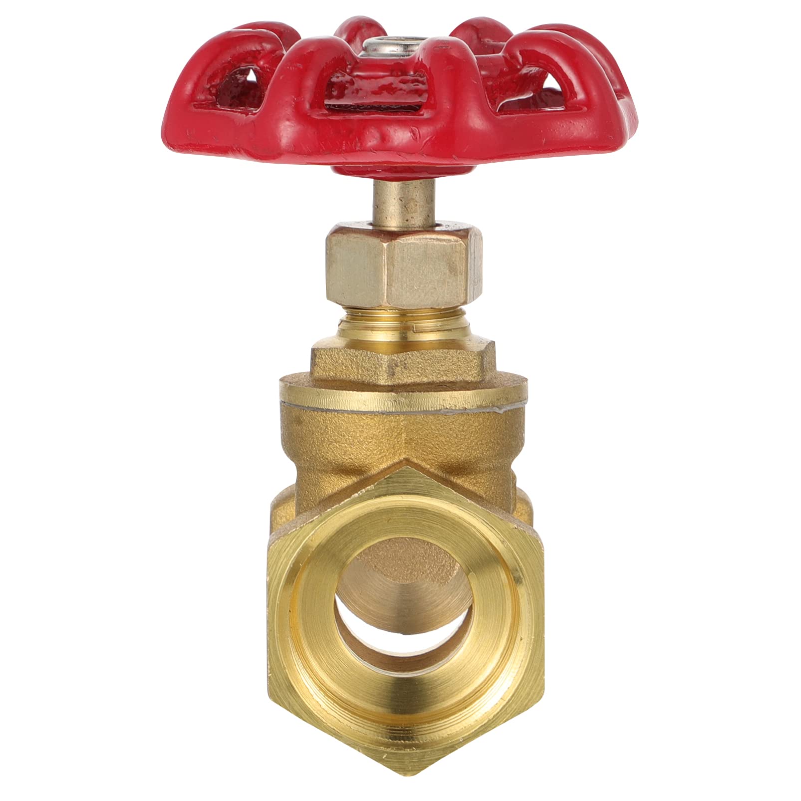 DOITOOL Heavy Duty Brass Garden Hose Connector Adapter - 3/4 Inch Air Hose Faucet, Hose Bibb Switch Stop Valve for Pressure Washer, Outdoor Faucet, and Water Shut-Off Applications - Perfect for Lawn Irrigation, Car Washing, and Pressure Washing Accessories