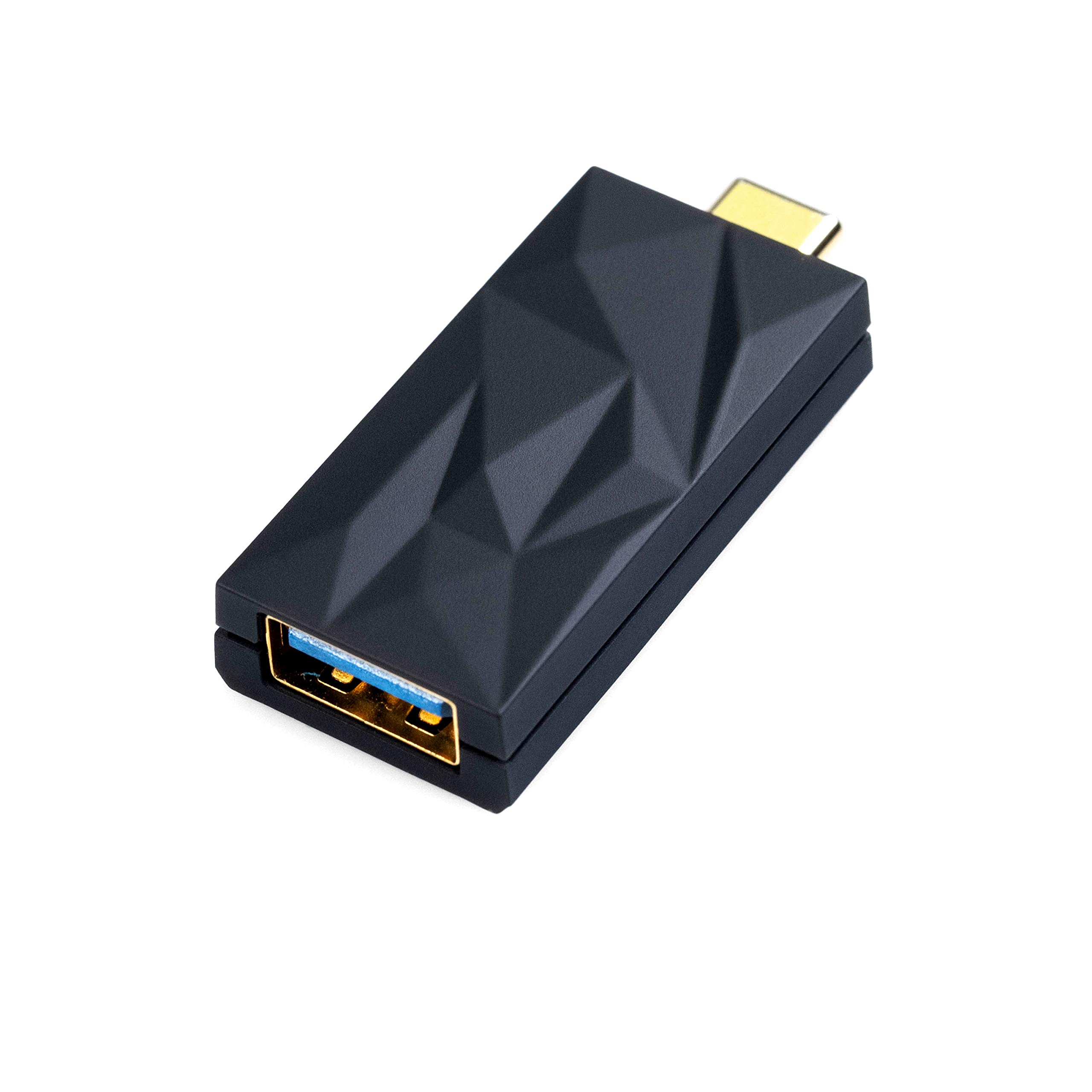 iFi iSilencer+ USB Audio Noise Eliminator & Suppressor - USB-C to USB-A Adapter for Hi-Fi System Upgrade | Perfect for Home Studio, Gaming & Audiophile Setups