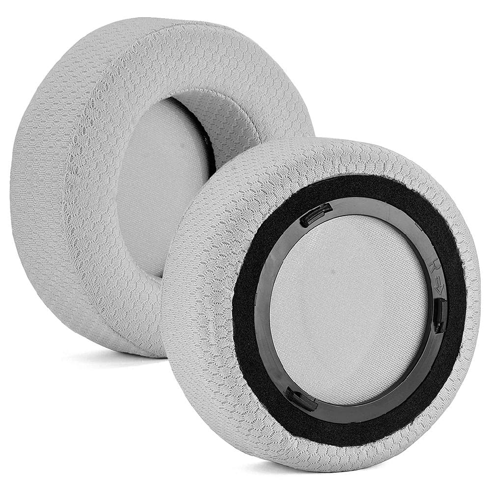 Kingjinglo Memory Foam Ear Cushion Covers - Soft Replacement Earpads for Corsair Virtuoso RGB Wireless Headset - Comfortable Gaming Headphone Accessories for Long Sessions, Office Work & Music Listening