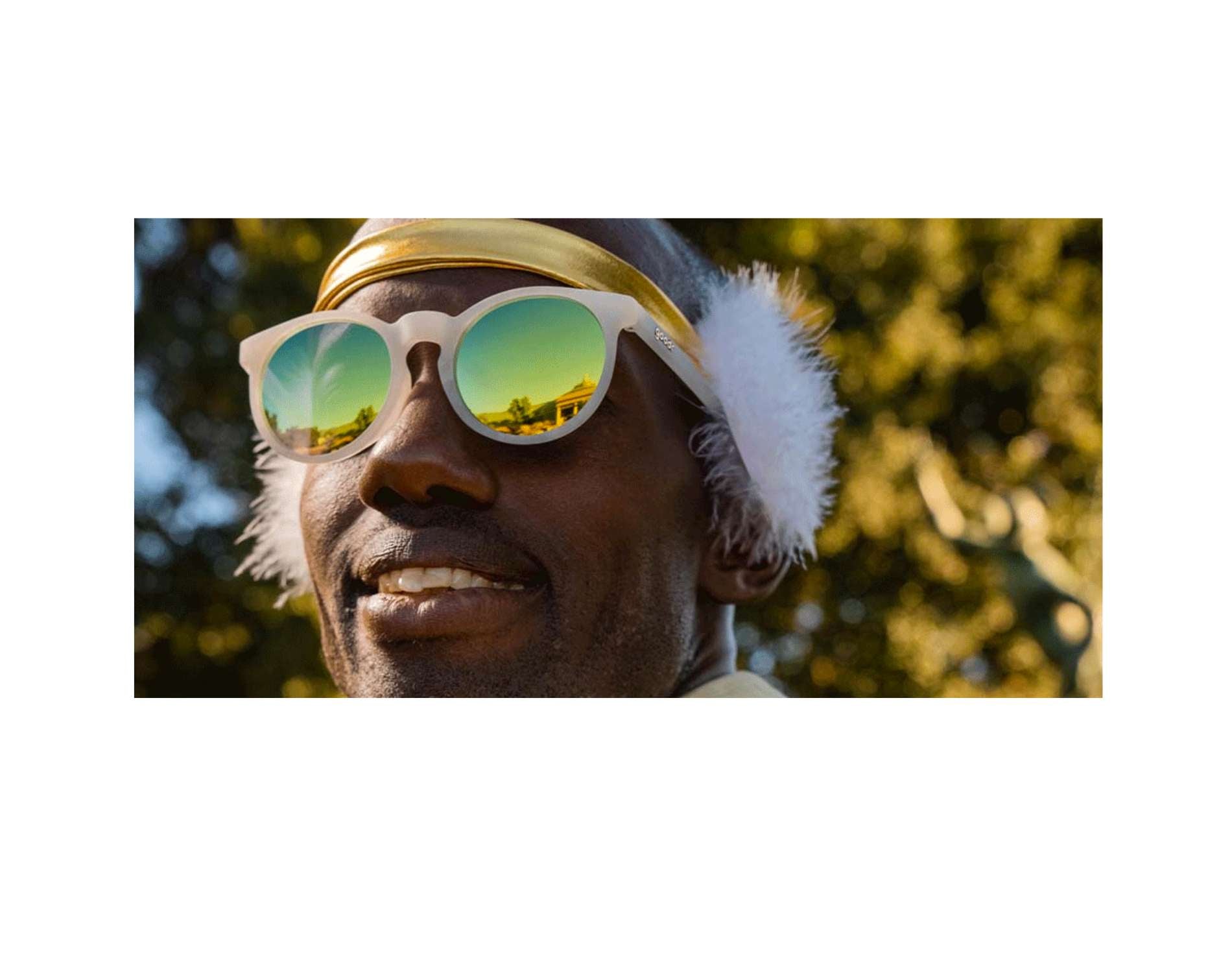 goodr CIRCLE G Polarized Sunglasses for Men & Women - UV Protection, Lightweight & Comfortable - Perfect for Running, Cycling & Outdoor Activities