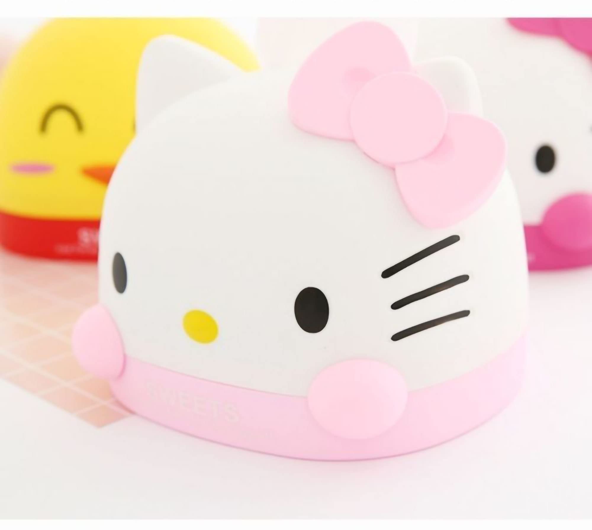Cute Pink Cat Tissue Box Holder - Kawaii Kitty Tissue Dispenser for Living Room, Bedroom, Bathroom, Office & Car - Decorative Desktop Organizer for Home & Work Spaces