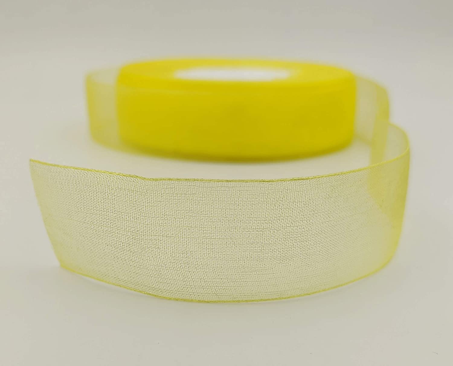 Light Yellow Organza Ribbon (1