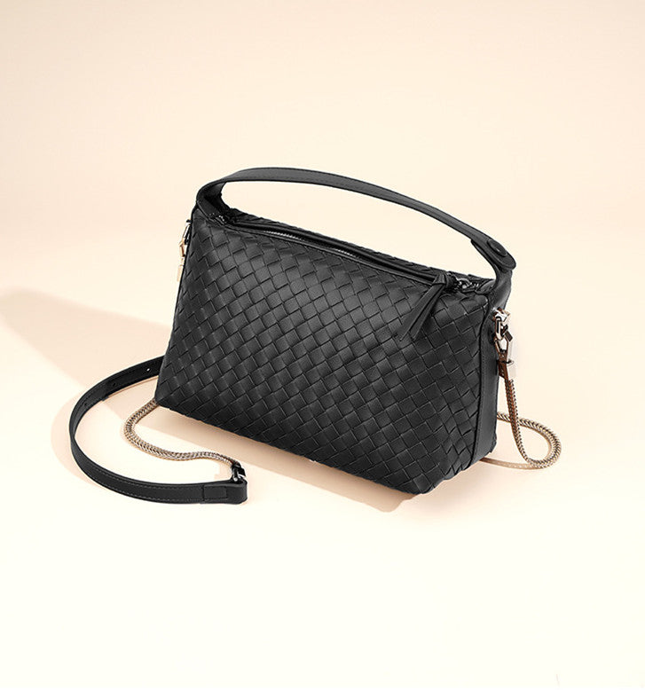 Stylish Woven Everyday Tote Bag for Women - Lightweight & Durable Handbag for Work, Shopping & Beach Outings