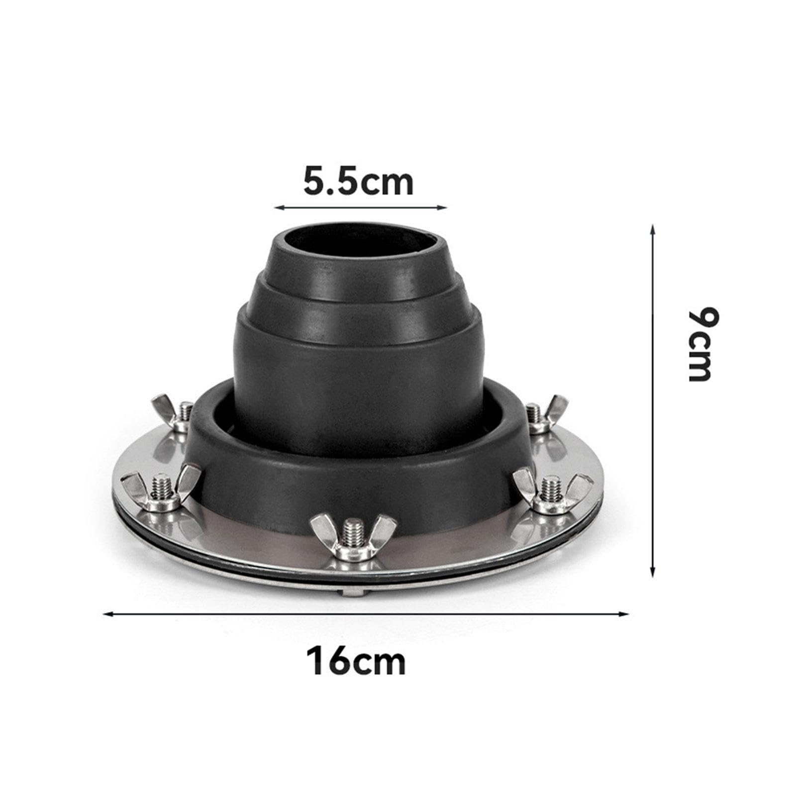 Fireproof Silicone Tent Stove Jack - High Temperature Resistant Chimney Pipe Flashing for Wood Stove, Camping Stove Ventilation - Perfect for Camping, Hiking & Outdoor Adventures