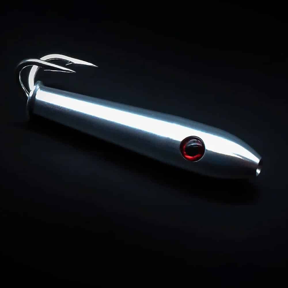 Premium Red Eye Stainless Steel Tuna Stick Trolling Lures - Saltwater Fishing Gear for Offshore & Deep Sea Anglers - Perfect for Tuna, Mahi Mahi & Marlin Fishing Adventures