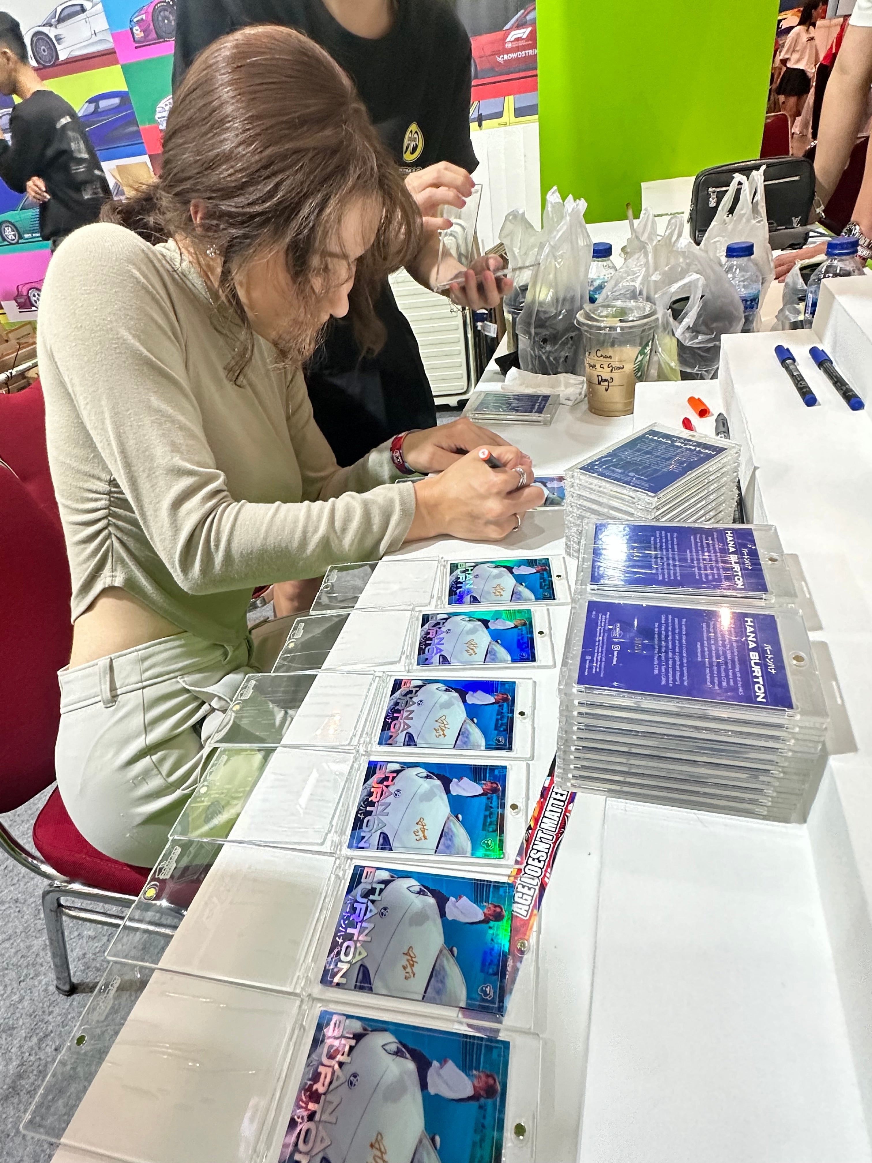 Tarmac Cards Hana Burton Event Special Royal Autograph - Collectible Trading Cards for Sports & Entertainment Fans, Perfect for Gifts, Display, and Memorabilia Collections