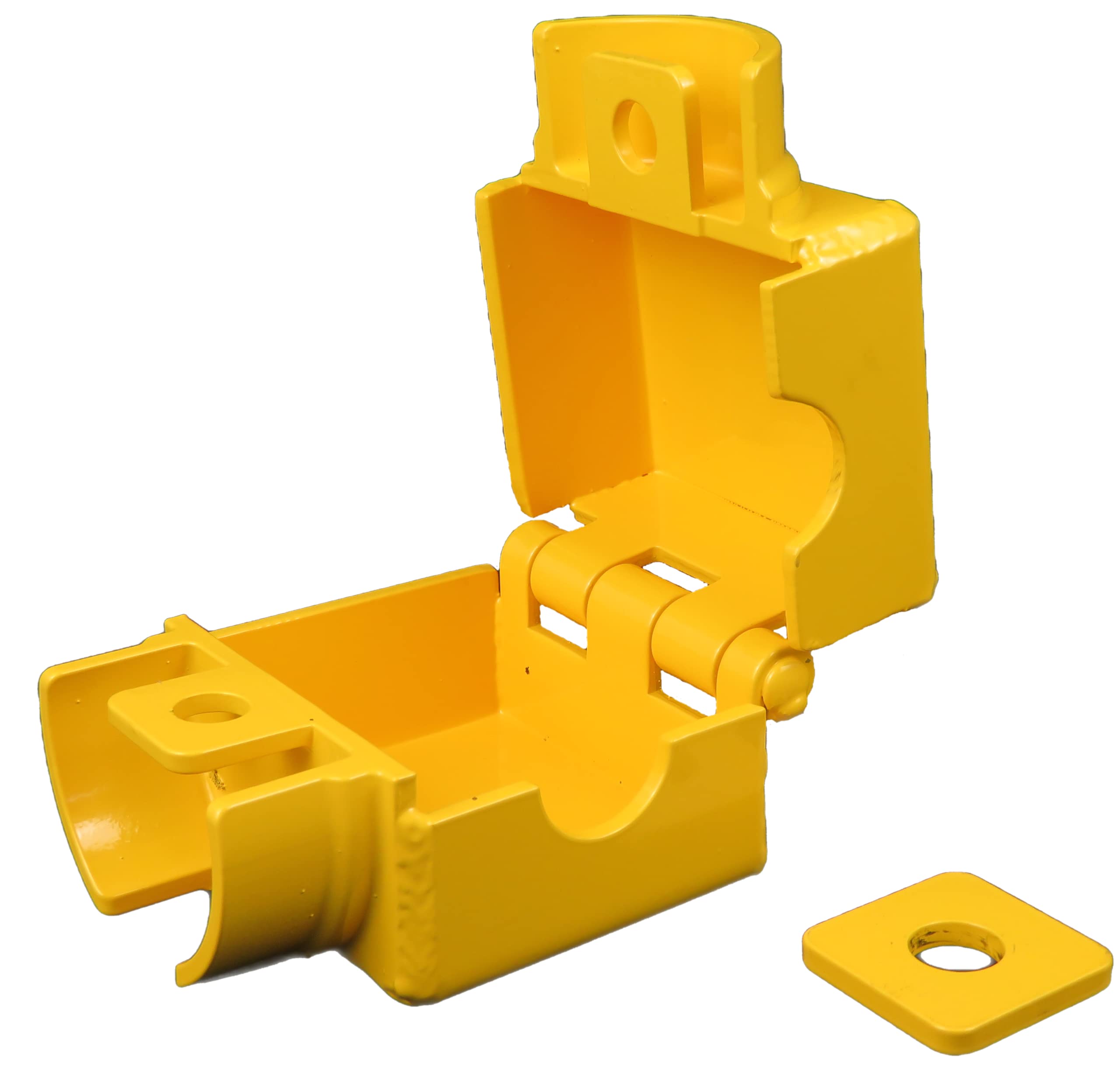 **Gooseneck Trailer Bolt Lock Set with Trimax Puck Lock - Secure Your Cargo for Heavy-Duty Hauling & Towing**