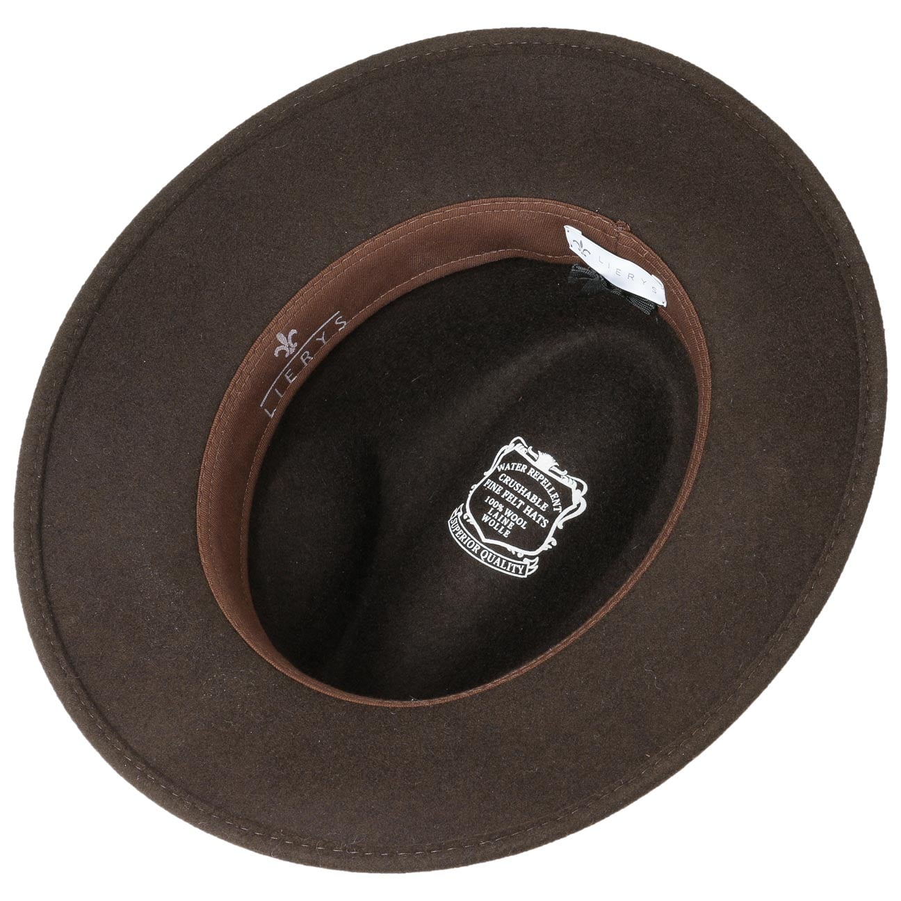 Lierys Wool Felt Hat for Women & Men - Soft Casual Travel Hat with Wide Brim, Sun Protection for Outdoor Adventures, Beach Vacations & City Strolls
