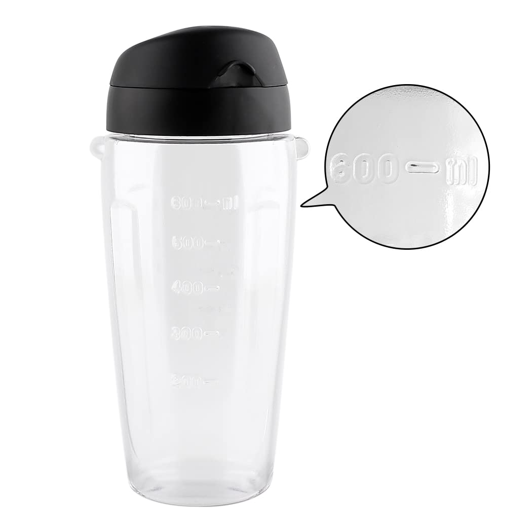 Oster Blender Replacement Cups with Blade & Lid for Smoothies