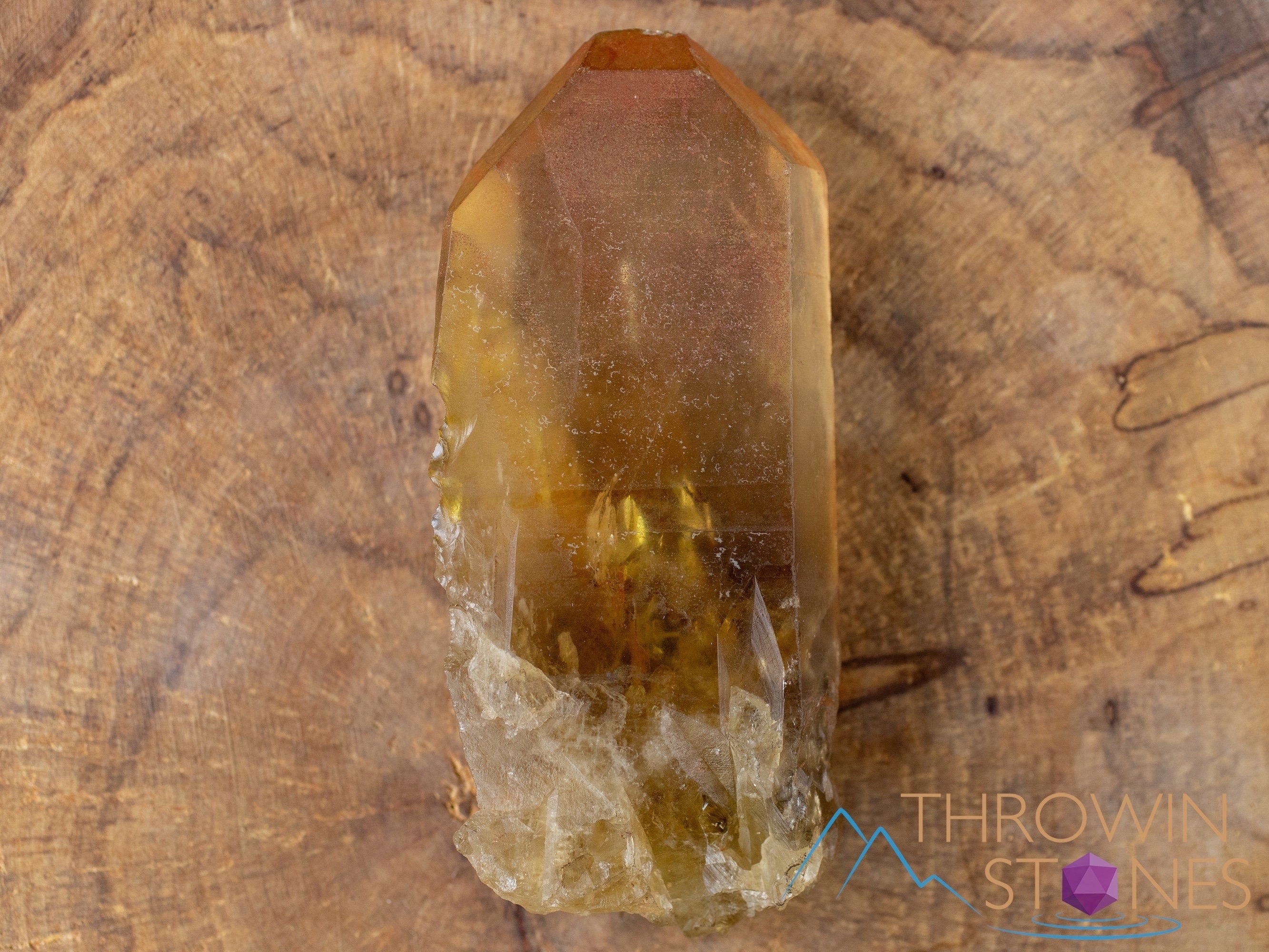 Natural Citrine Raw Crystal Point - Authentic Healing Stone, November Birthstone, Home & Office Decor, Spiritual Gifts for Meditation & Energy Cleansing | Perfect for Reiki, Feng Shui, Crystal Grids & Jewelry Making