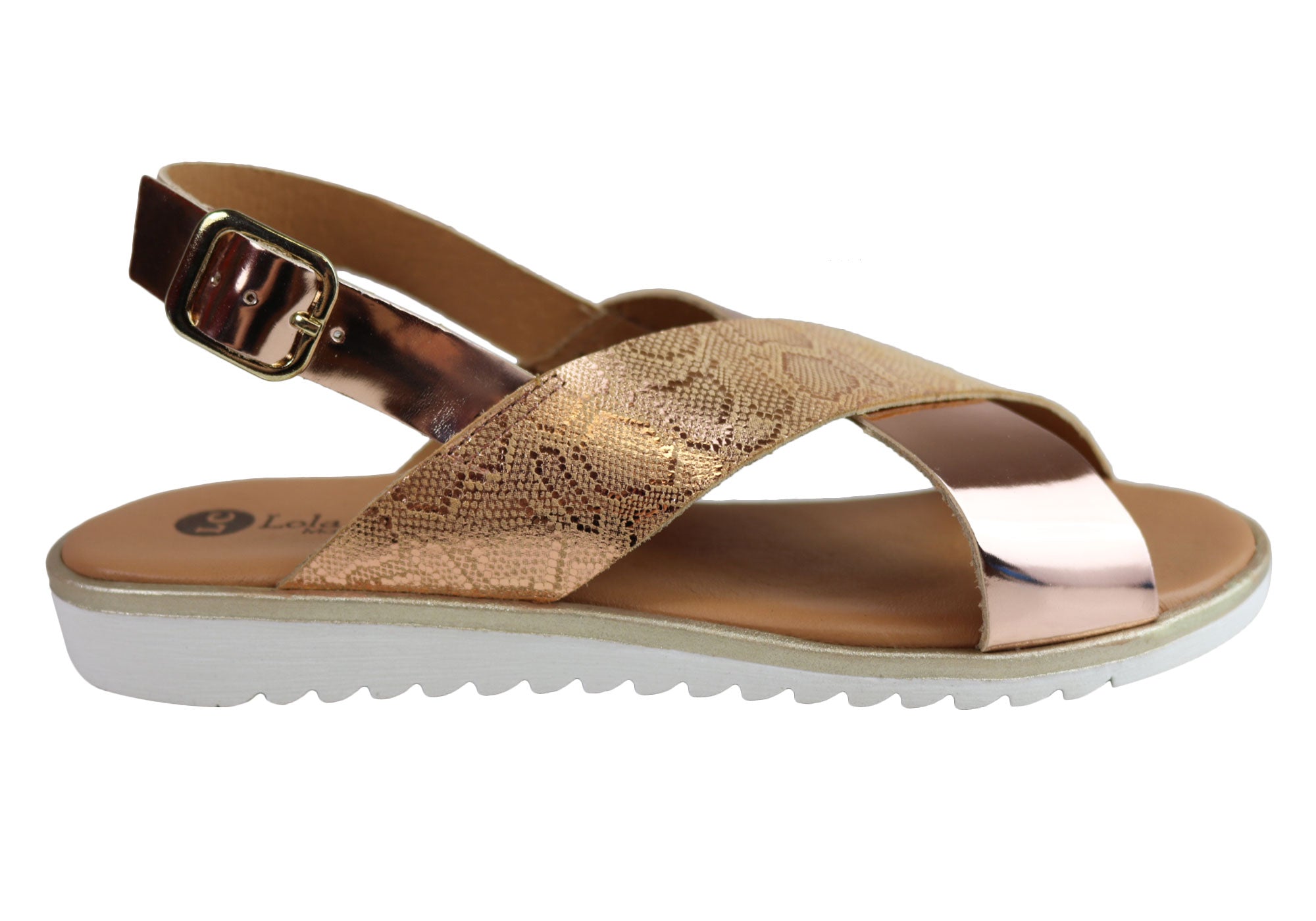 Lola Canales Gara Women's Comfortable Leather Sandals - Handmade in Spain - Perfect for Summer, Beach & Casual Outings