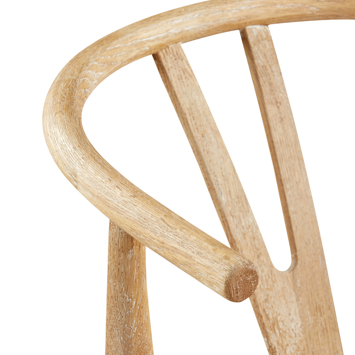 Stylish Oak Rope Wishbone Dining Chair - Solid Wood Mid Century Modern Kitchen Chair for Dining Room, Restaurant & Home Decor | Perfect for Farmhouse, Scandinavian & Boho Interior Design