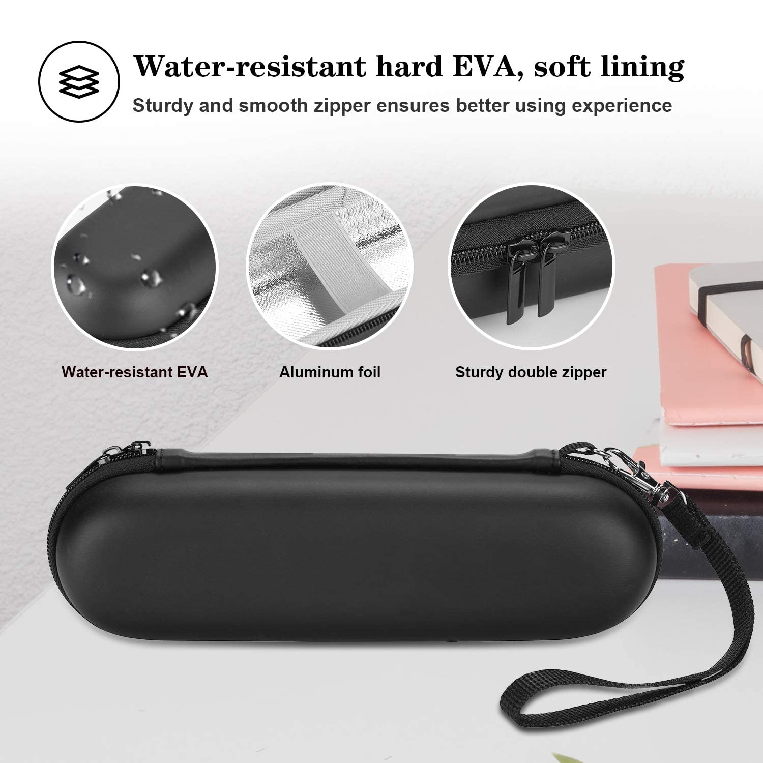 ProCase Travel Toiletry Bag Set with Electric Toothbrush Holder - Waterproof Cosmetic Organizer for Women & Men, Perfect for Airplane, Camping, Gym and Business Trips