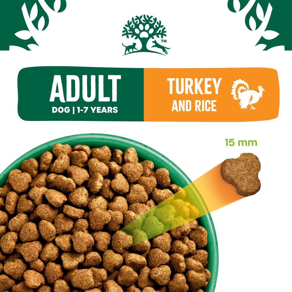 James Wellbeloved Hypoallergenic Adult Dry Dog Food - 15kg Turkey & Rice Formula for Sensitive Stomachs - Grain Free Bulk Dog Food Pack for Large Breed Dogs - Perfect for Daily Feeding & Allergy Relief