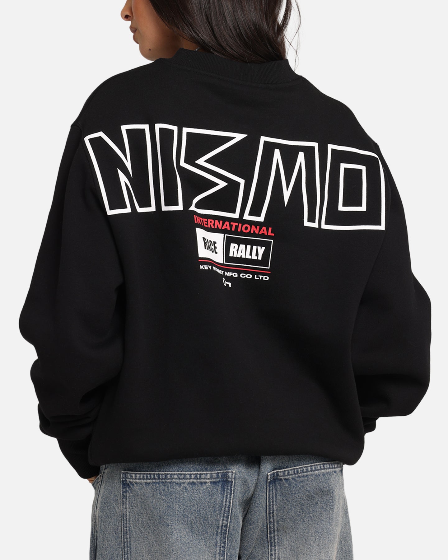 Nissan Nismo Classic Crewneck Sweatshirt - Vintage Black Pullover for Men & Women - Perfect for Casual Wear, Street Style & Car Enthusiasts