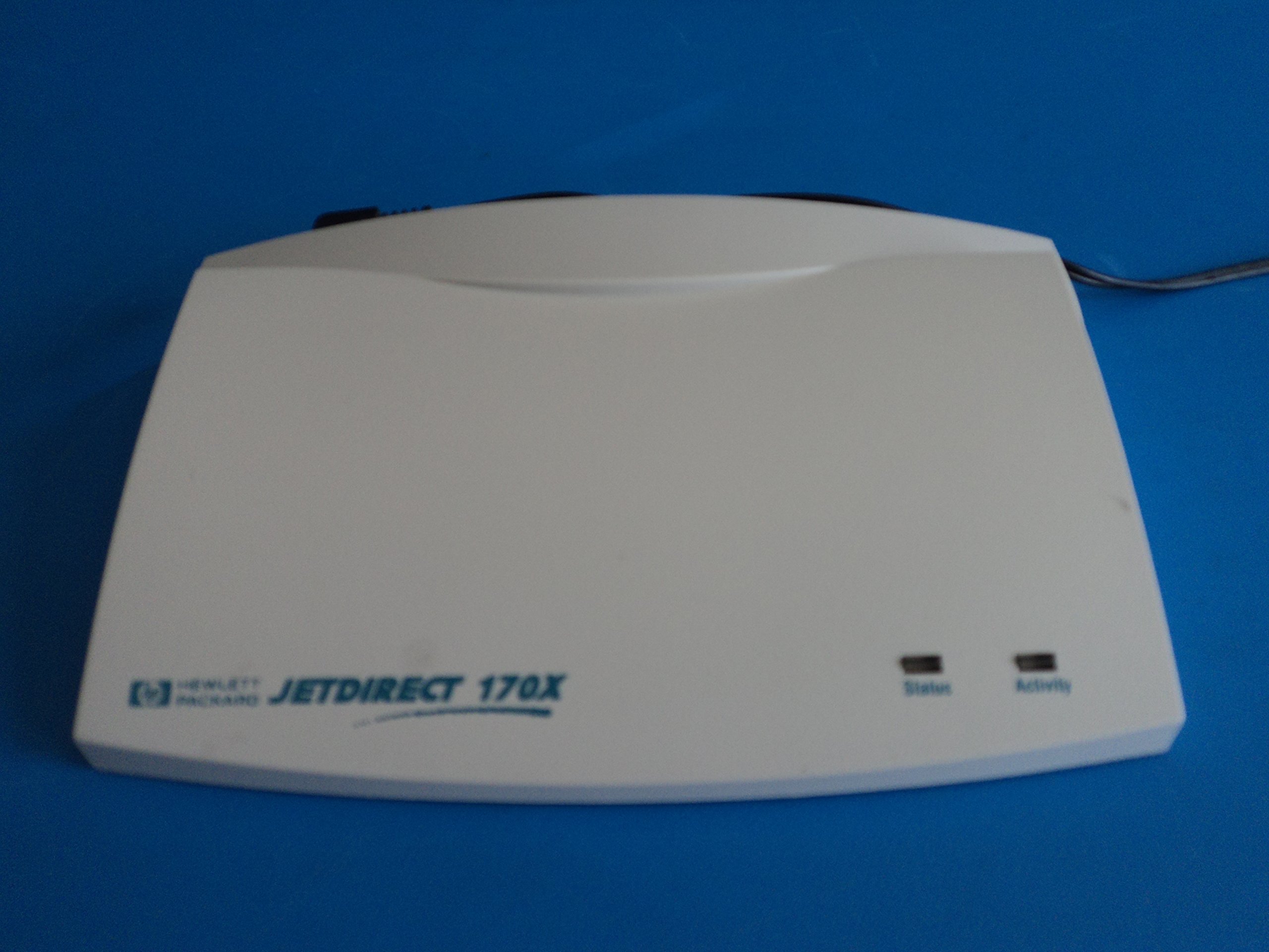 HP J3258B External JETDIRECT 170X Print Server (J3258-61012) - High-Speed Network Printing Solution for Office & Small Business