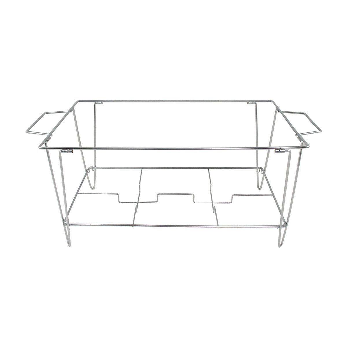 Stainless Steel Chafer Stand for Buffet Serving - Full Size Chrome Plated Food Warmer for Catering, Parties & Events