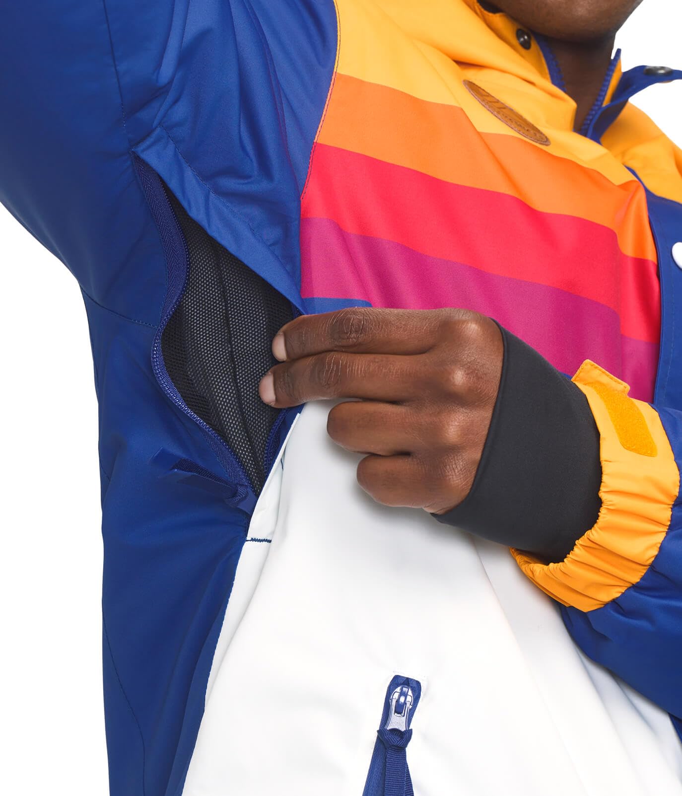 Fun & Colorful Men's Ski Jackets - Waterproof Hooded Snow Jackets for Adults by Tipsy Elves | Perfect for Après Ski, Winter Sports & Cold Weather Adventures