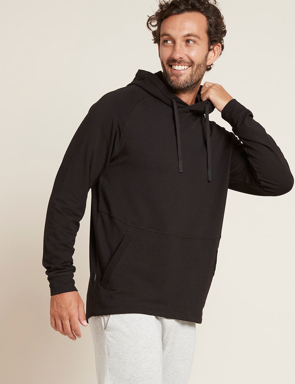 Lightweight Men's Hoodie - Black | Comfortable & Breathable for Casual Wear, Gym, and Outdoor Activities