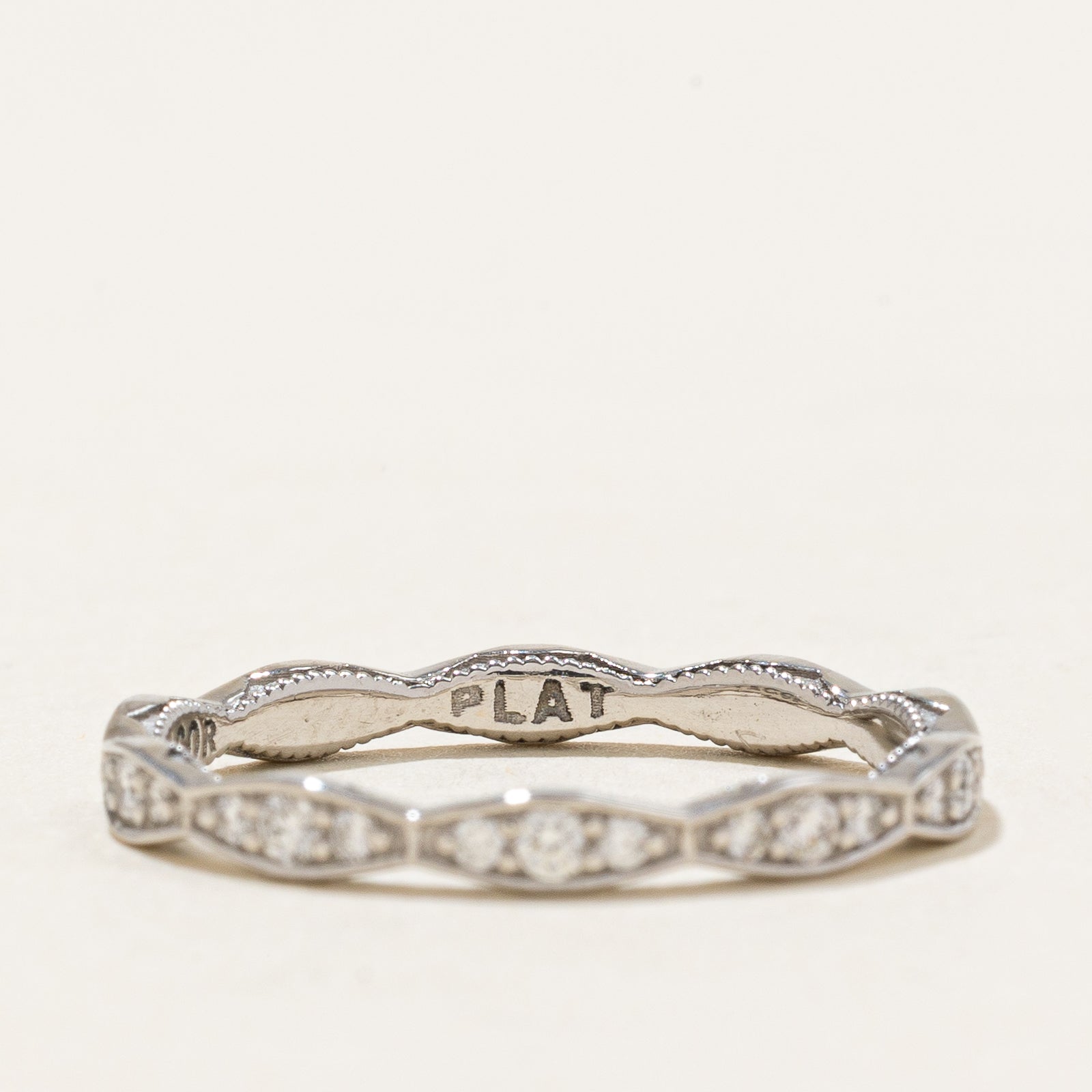 Tacori Eternity Diamond Wedding Band - 0.33 Carat Total Weight (CTW) | Size 6.25 | Elegant Bridal Ring for Women | Perfect for Anniversaries, Engagements & Special Occasions