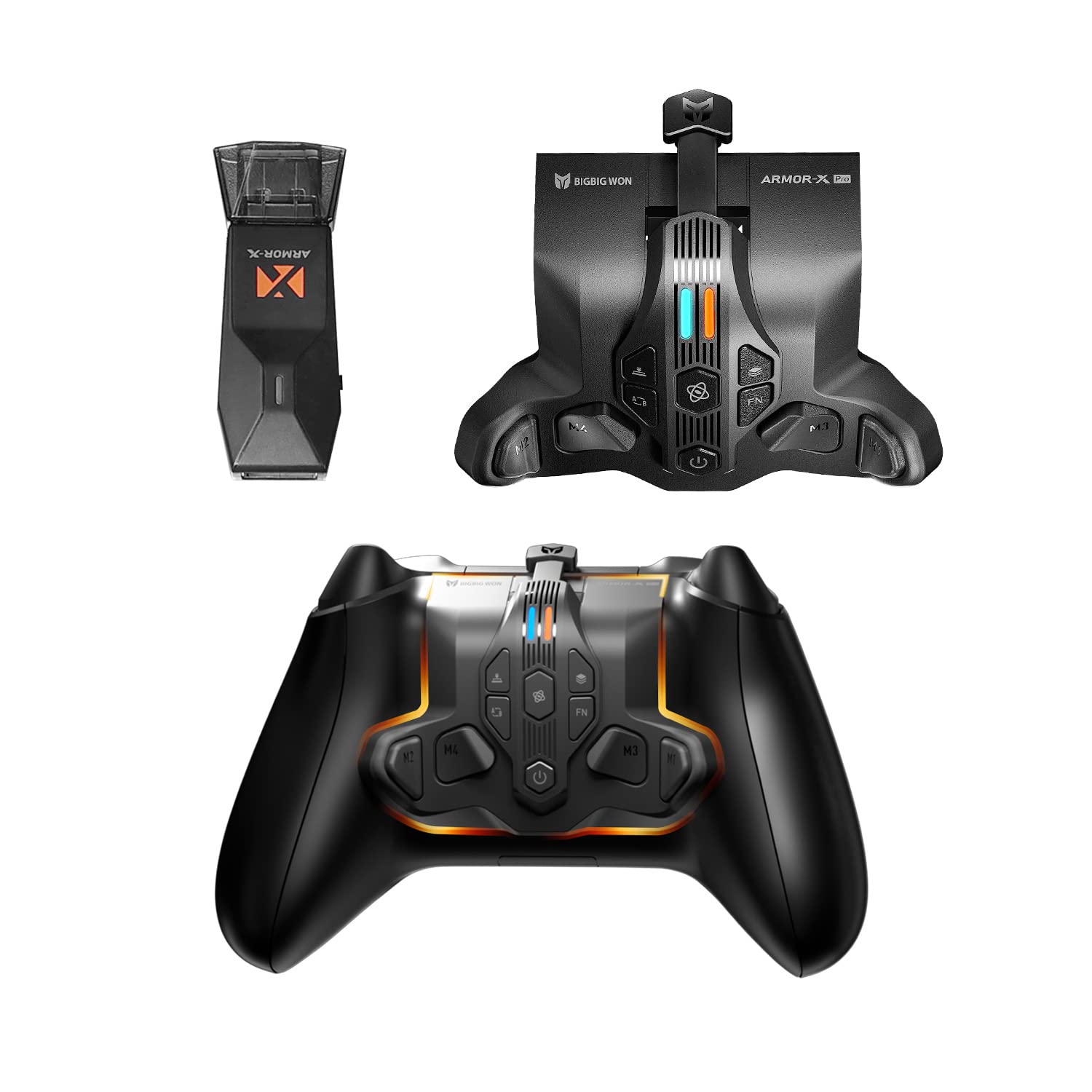 Xbox Series S/X Paddle Controller - 4 Paddles Compatible with Xbox Series S/X, Xbox One, Switch, PS4 & PC - Motion Control, Turbo Function, Memory Function & Audio Jack (Pro) - Perfect for Competitive Gaming & Esports