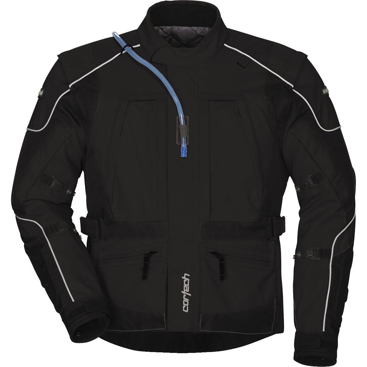 Cortech Sequoia XC Adult Textile Road Race Motorcycle Jacket - Black / 2X-Large - High-Performance Protective Gear for Street Riding & Racing
