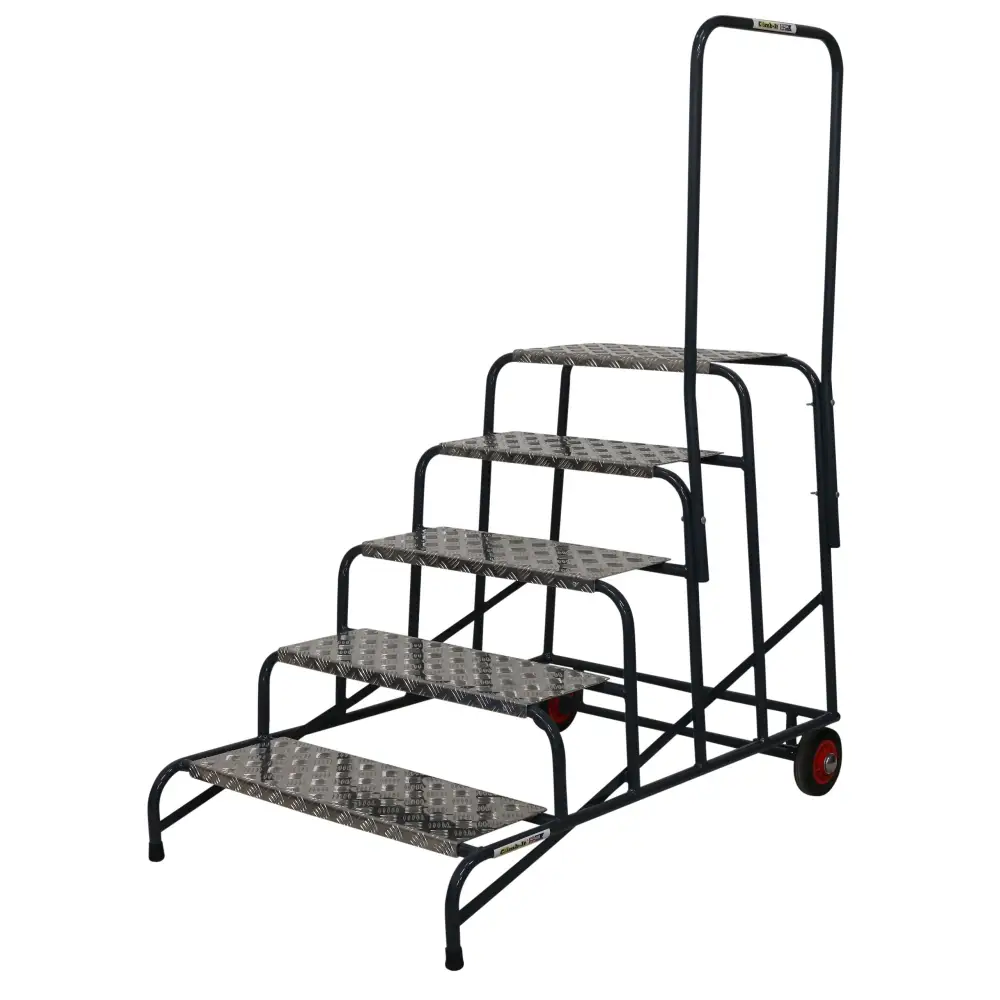 Climb It UK Wide Work Steps - Heavy Duty Aluminum Ladder for Construction, Roofing & Home Use | Non-Slip Safety Steps for Indoor & Outdoor Projects