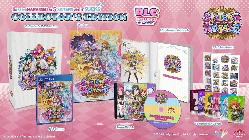 Sisters Royale: Five Sisters Under Fire - Collector's Edition (PS4) | Limited Run Shooter Game | Perfect for Anime Fans & Retro Gaming Enthusiasts