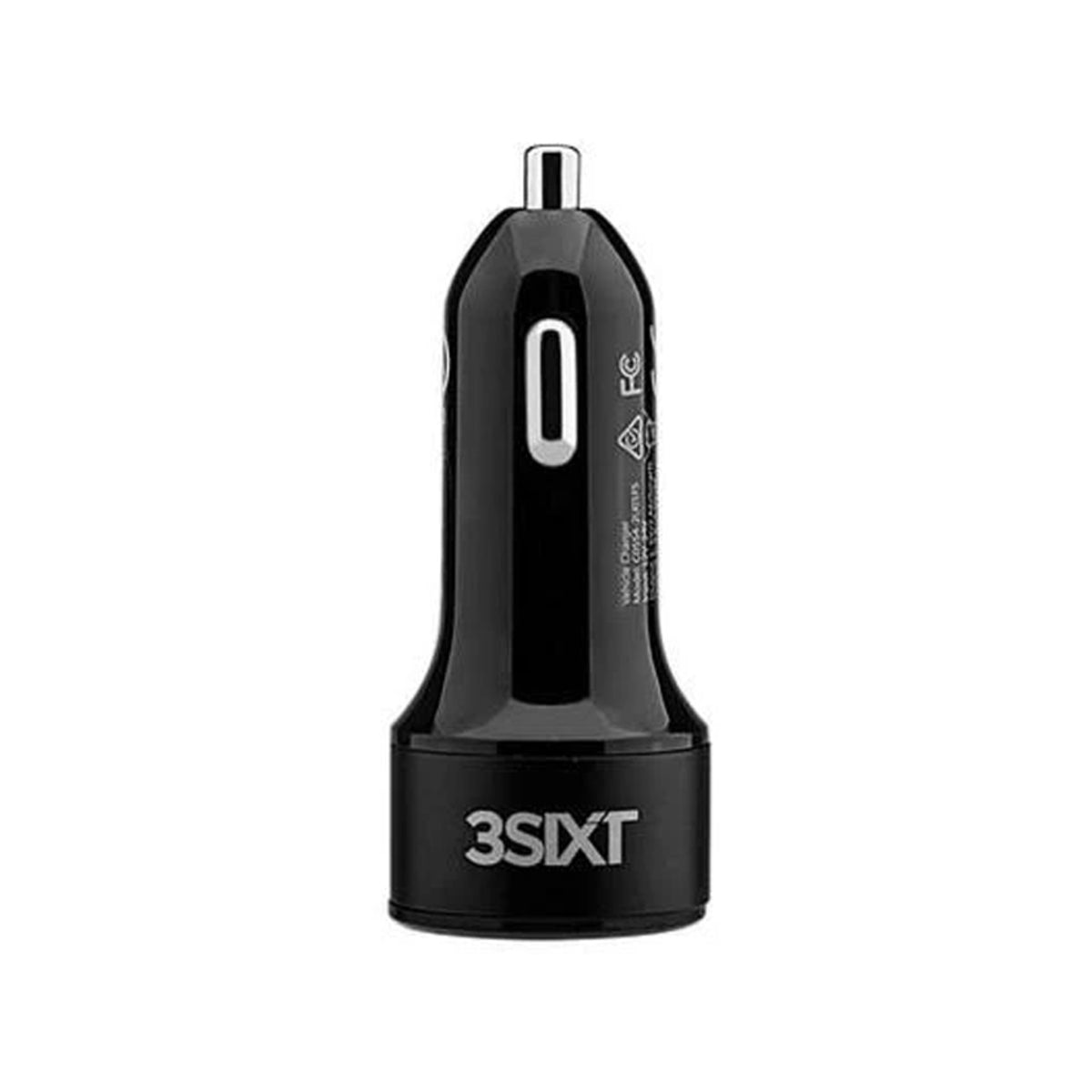 3sixT Fast Car Charger 4.8A Dual USB Port - Quick Charge for iPhone, Android & More - Perfect for Road Trips & Daily Commute