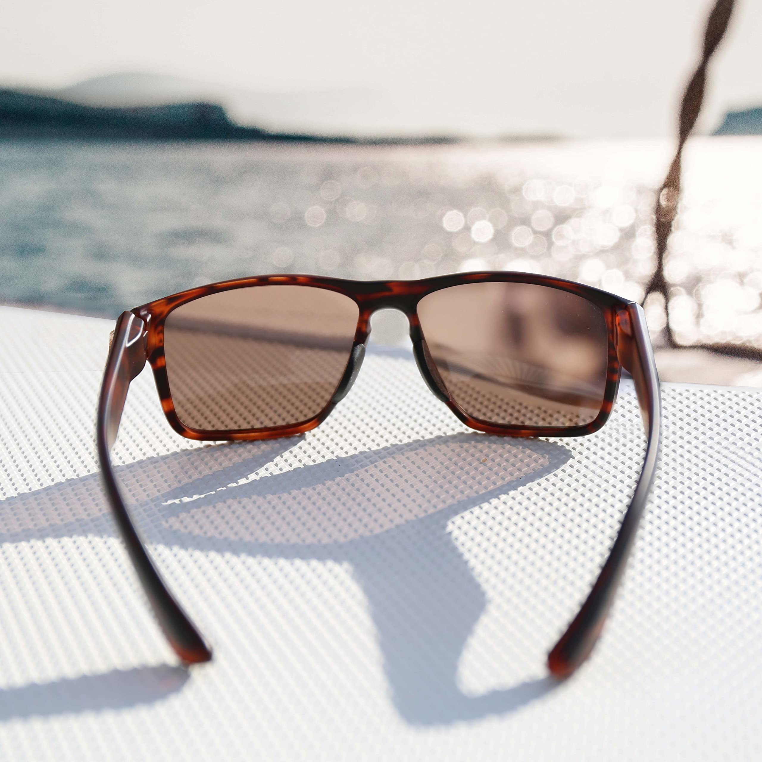 Polarized Floating Sunglasses for Men & Women - UV Protection, Anti-Glare, Lightweight for Fishing, Boating, Kayaking & Water Sports