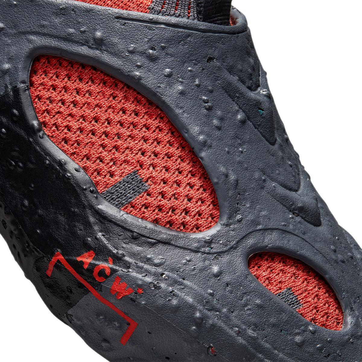 ACW* Sponge Crater CX Sneakers - Dark Grey & Tangerine Tango Colorway | Men's Streetwear Fashion Shoes for Urban Style & Casual Wear