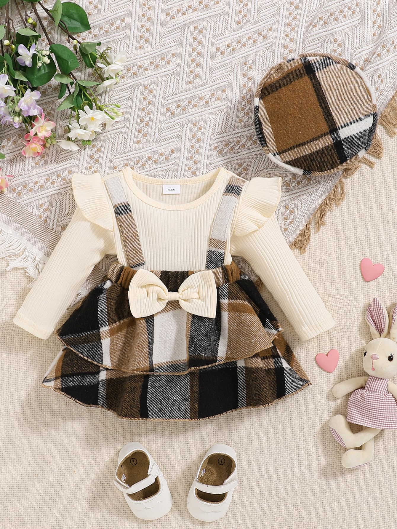 Baby Girl Summer Dress - Short Sleeve Romper Outfit with Skirt & Headband Set | Cute Infant Clothes for Playdates, Parties & Photo Shoots