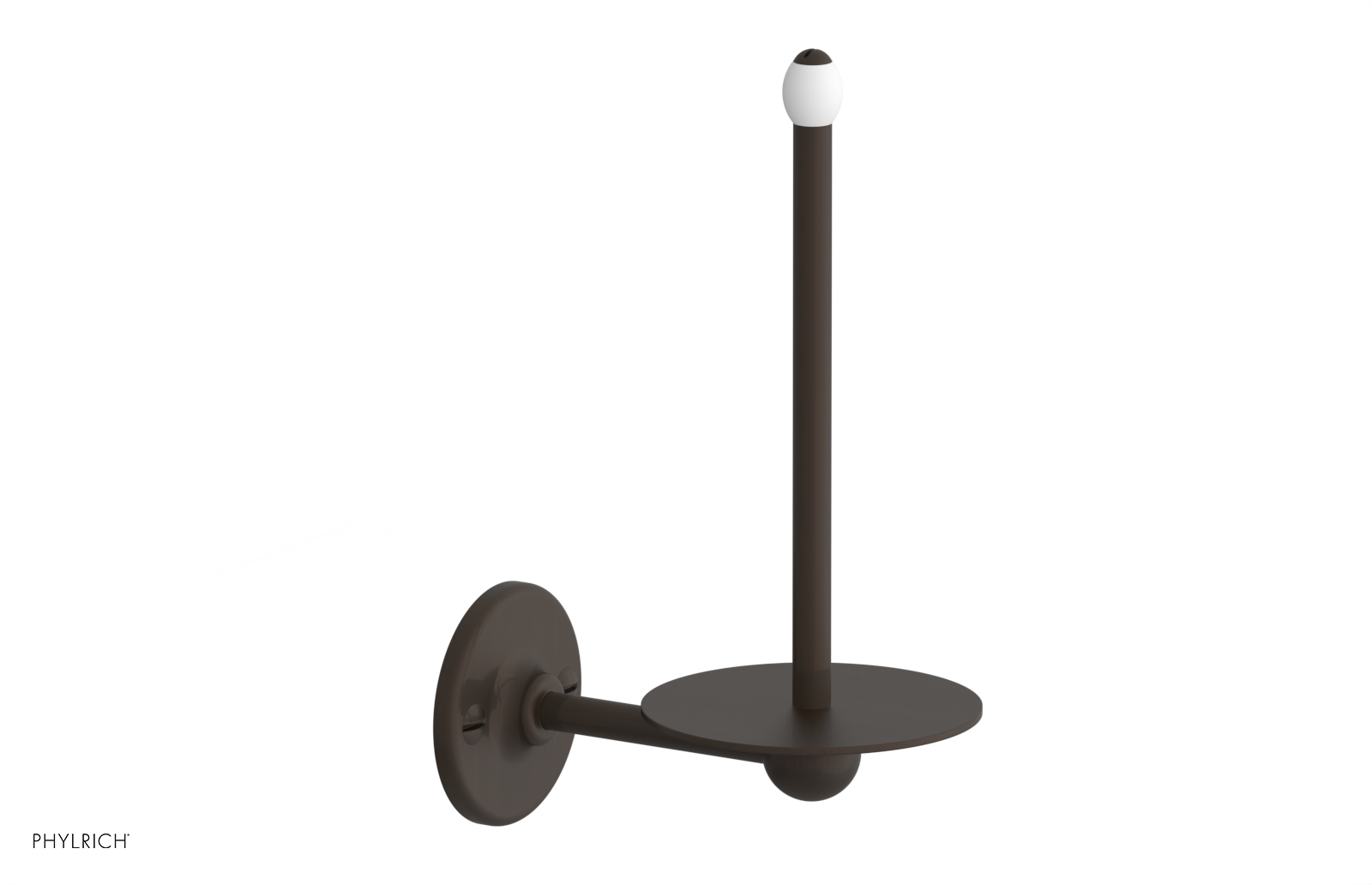 Jamestown Spare Toilet Paper Holder 165 73S - Durable Bathroom Tissue Roll Stand for Home, Office & RV Use
