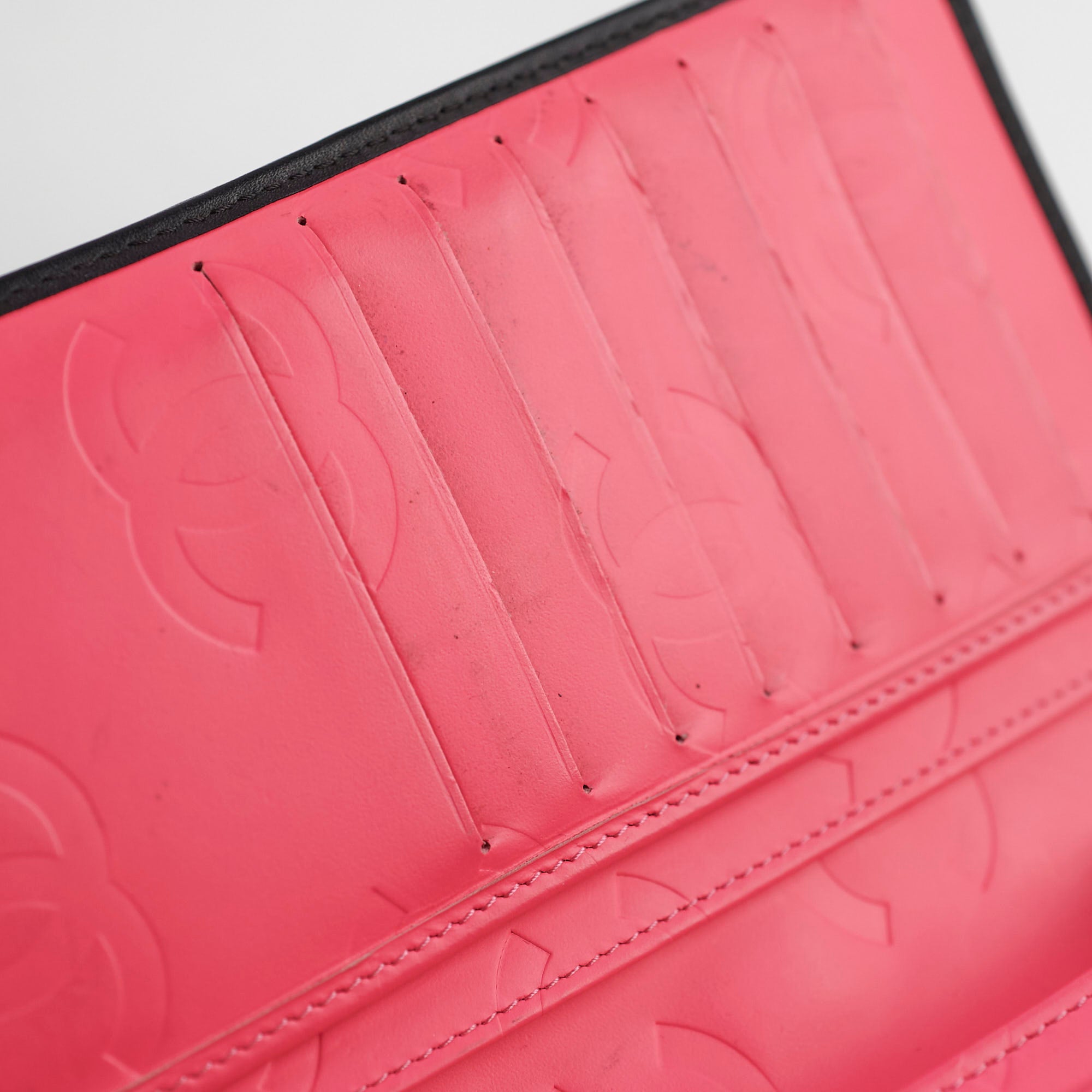 Chanel Cambon Long Flap Wallet in Calfskin Leather - Black & Pink for Women | Luxury Designer Handbag for Everyday Use & Special Occasions