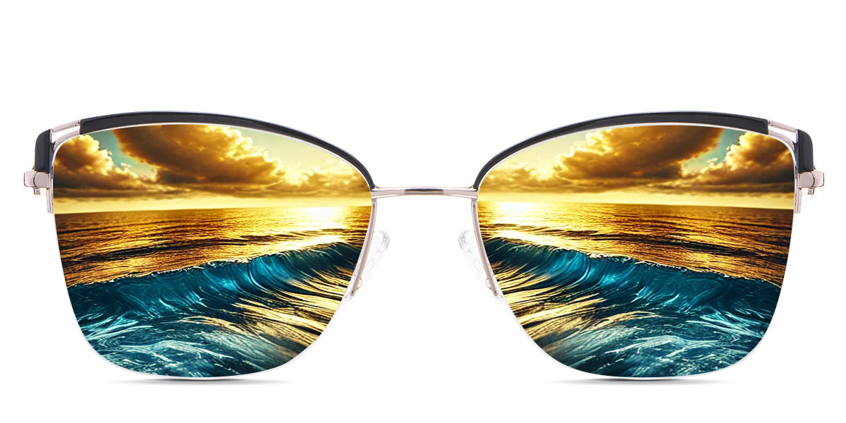 Phoebe Women's Prescription Polarized Sunglasses - UV Protection, Fashionable & Comfortable for Driving, Outdoor Activities & Daily Wear