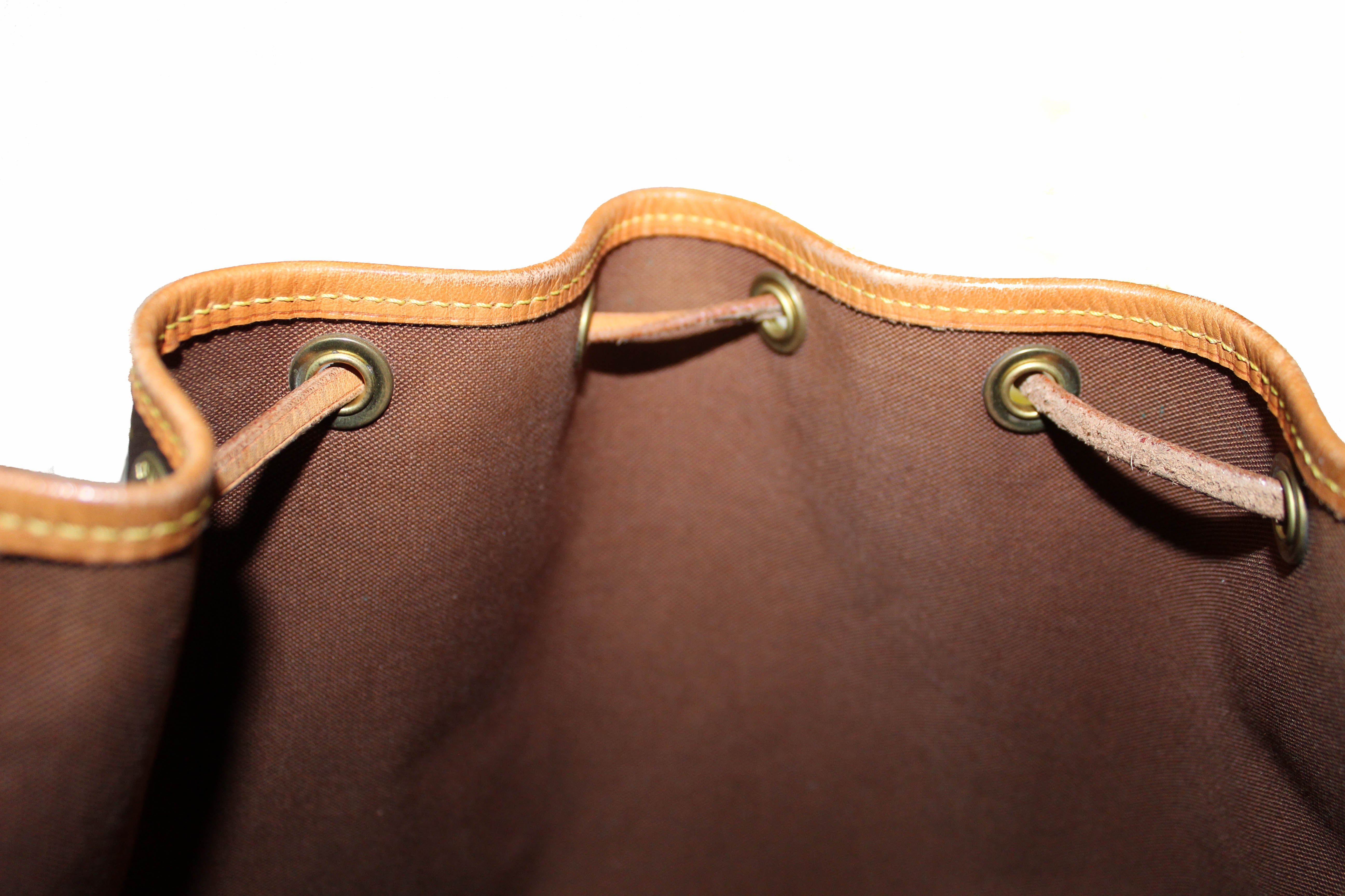 Authentic Louis Vuitton Classic Monogram Petit Noe Drawstring Shoulder Bag - Vintage Luxury Handbag for Women, Perfect for Everyday Use, Travel & Special Occasions