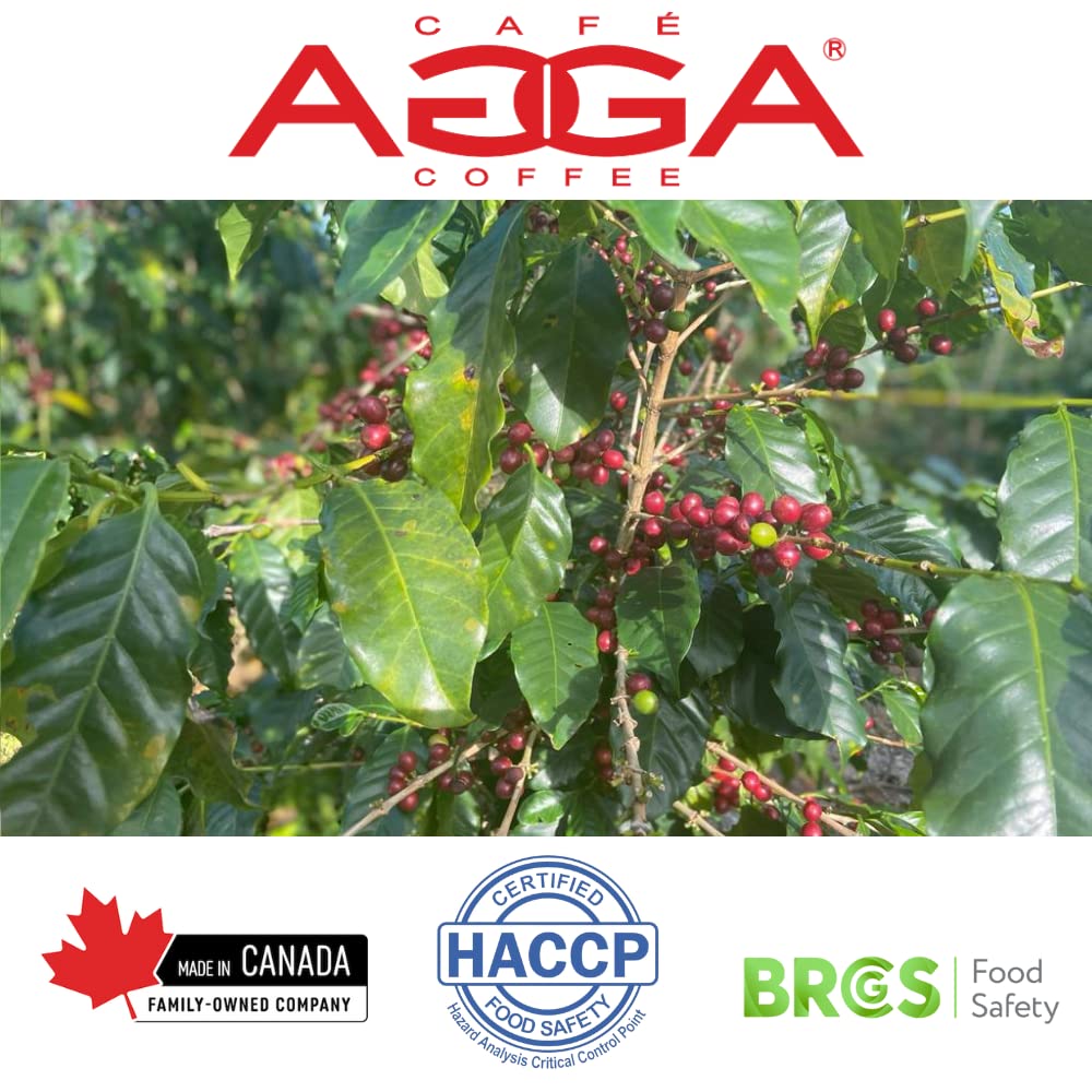 **Agga Coffee - 96 Recyclable & BPA-Free Keurig K-Cup Pods - 100% Arabica, Kosher Certified - Compatible with Single-Serve Brewers - Colombian Gourmet Flavor - Perfect for Home, Office & Gifting**