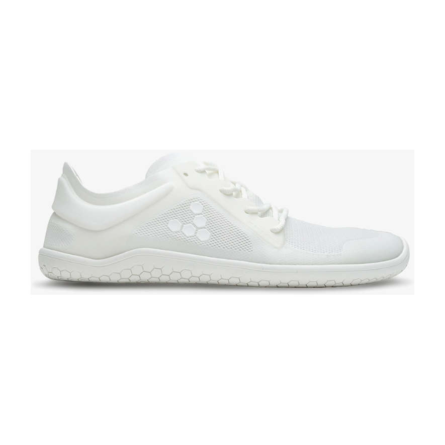 Vivobarefoot Men's Primus Lite III Barefoot Shoes - Lightweight & Breathable for Running, Gym & Outdoor Activities - Bright White